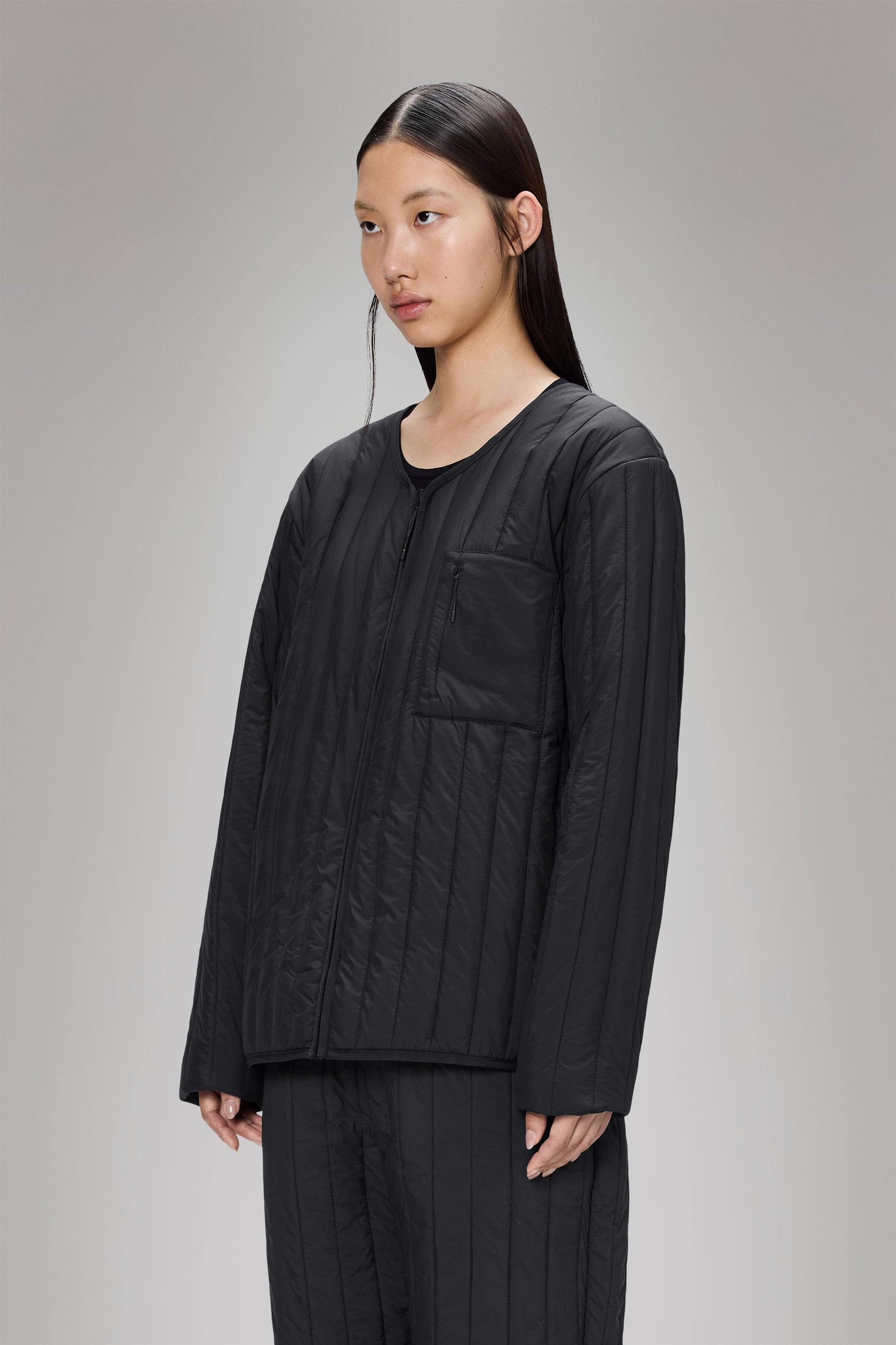 RAINS Banja Liner Jacket Black Jacket