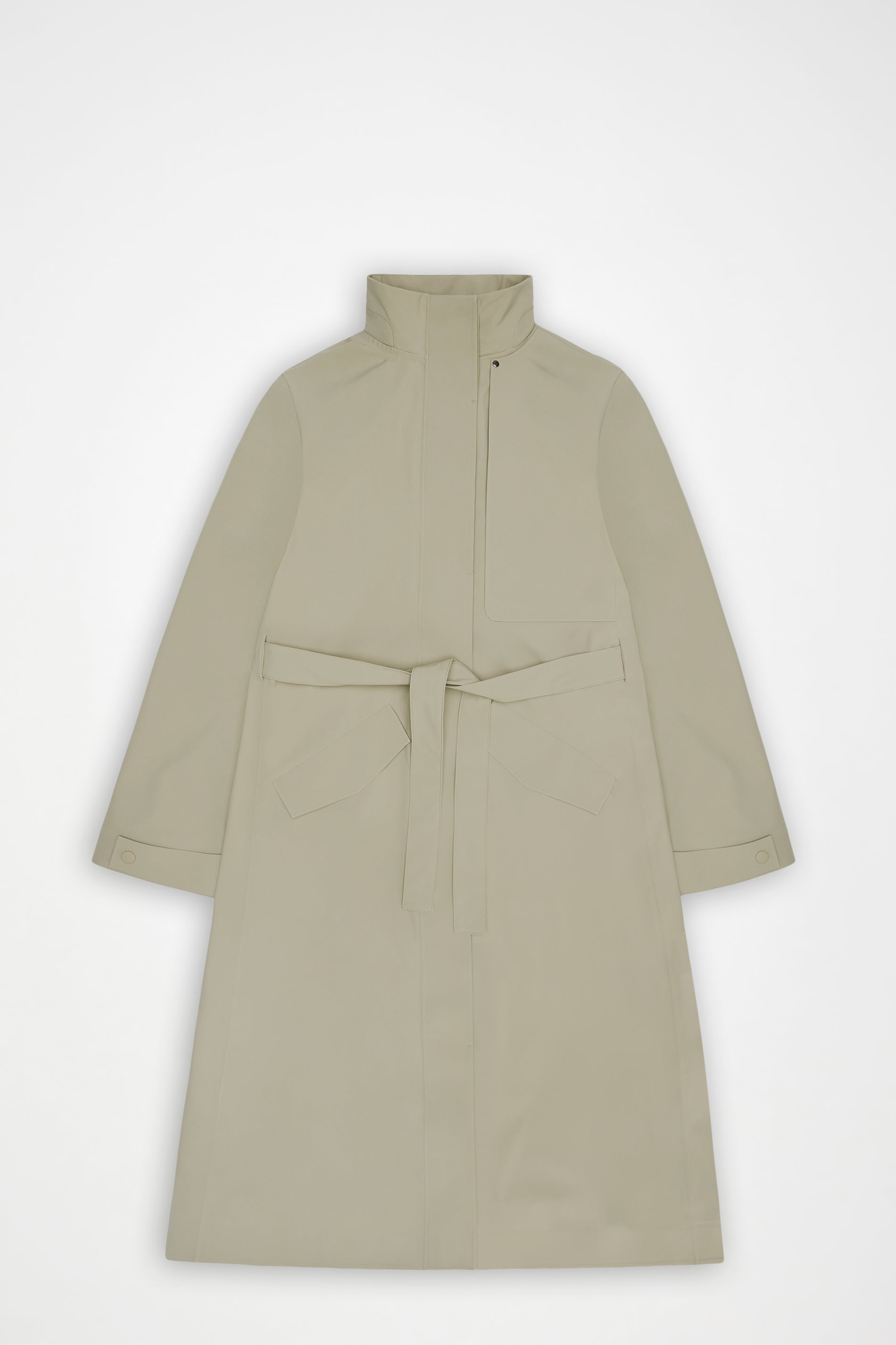 RAINS Suva Hardshell W Coat Beige Jacket
