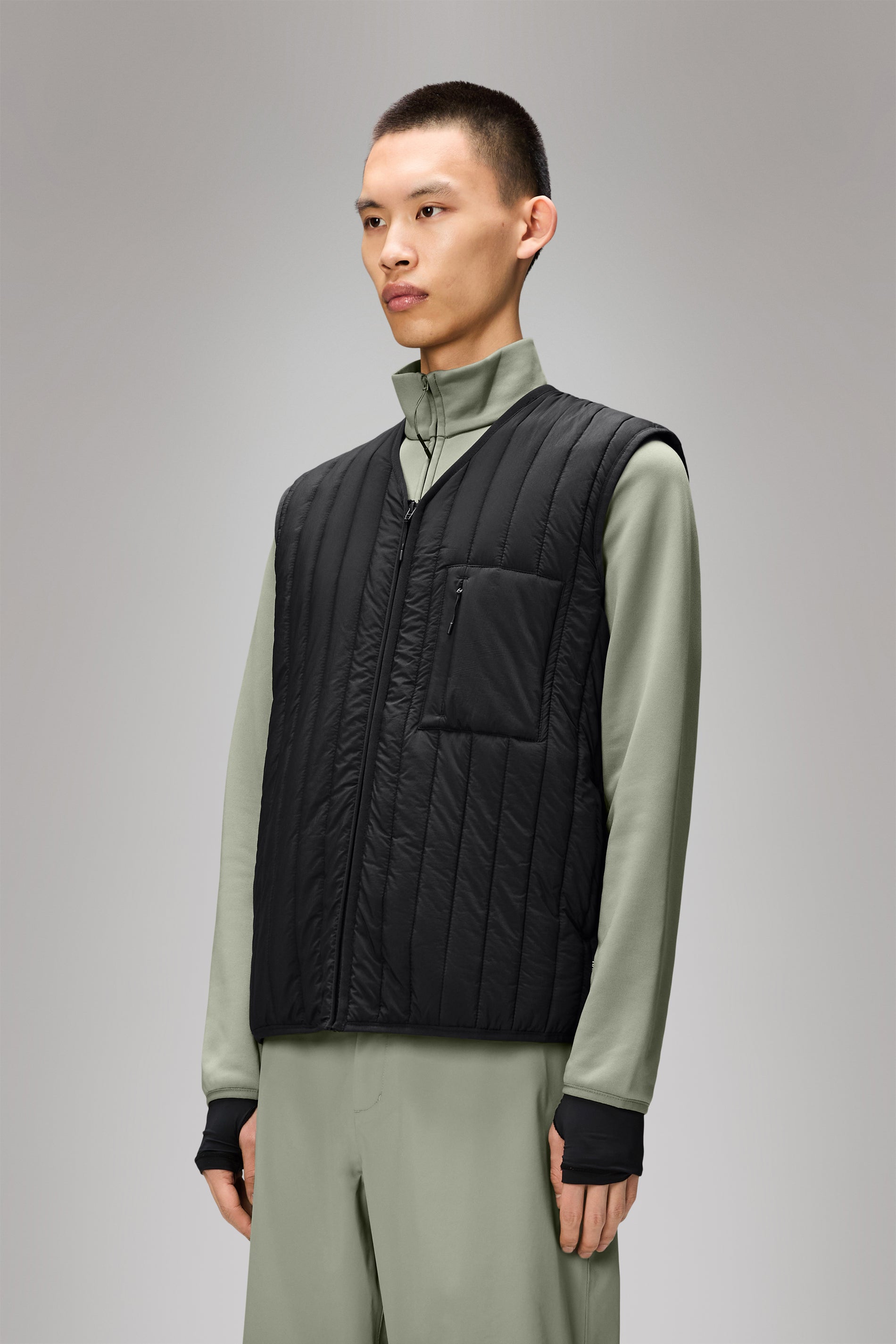 Rains Banja Liner Vest Black Vest