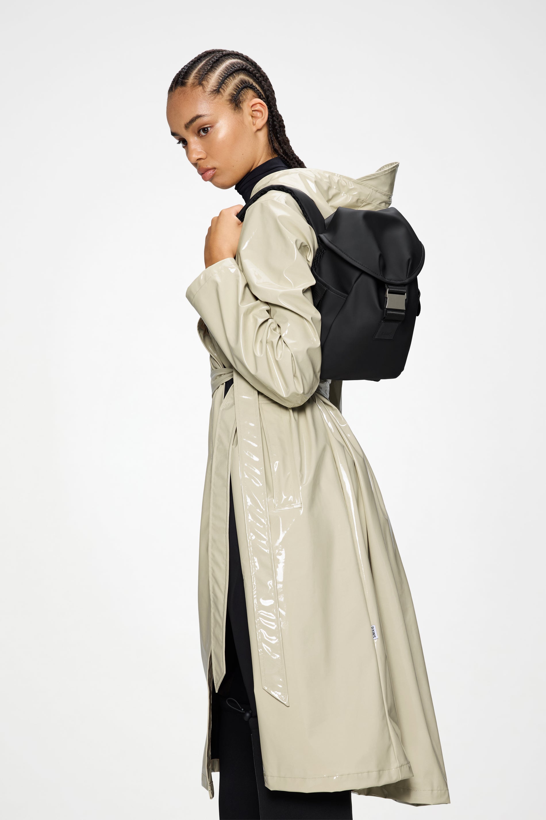 RAINS Valera Bucket Backpack Mini Black 6.80L H26 x D10 x W22 cm Backpack