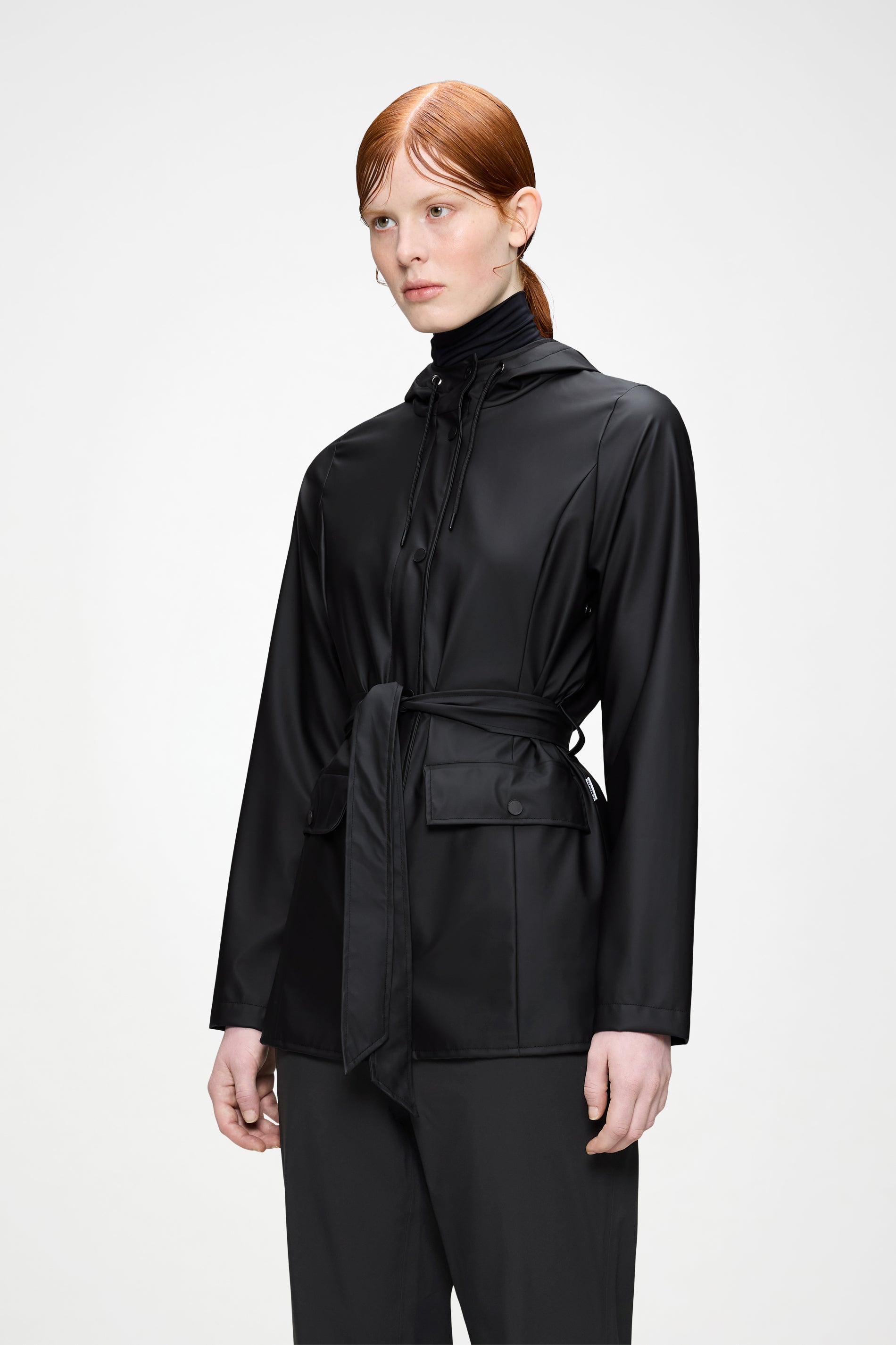 RAINS Curve Jacket Black Jacket