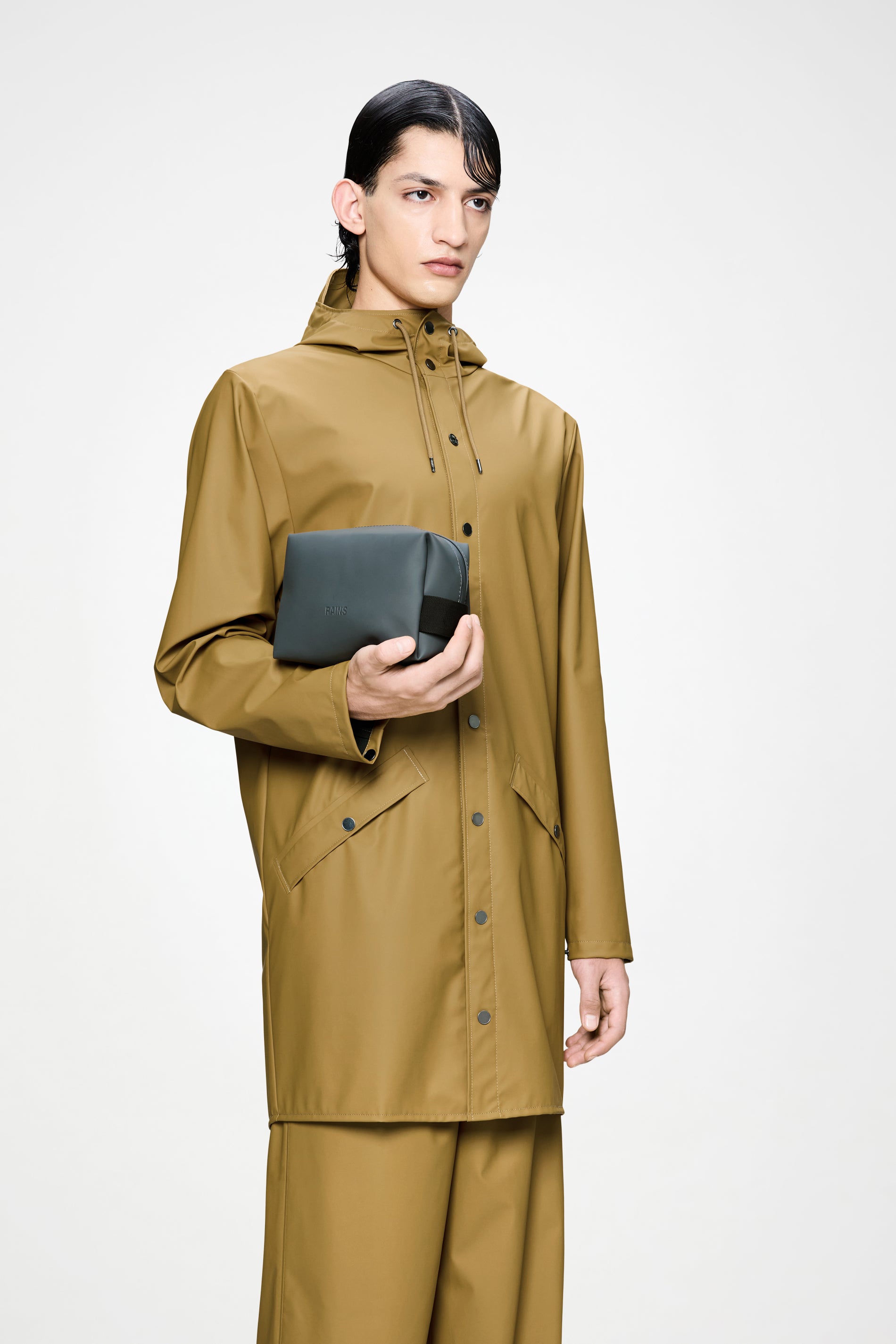 RAINS Wash Bag Small Dark Grey 3L H13 x D11 x W21 cm Wash Bag