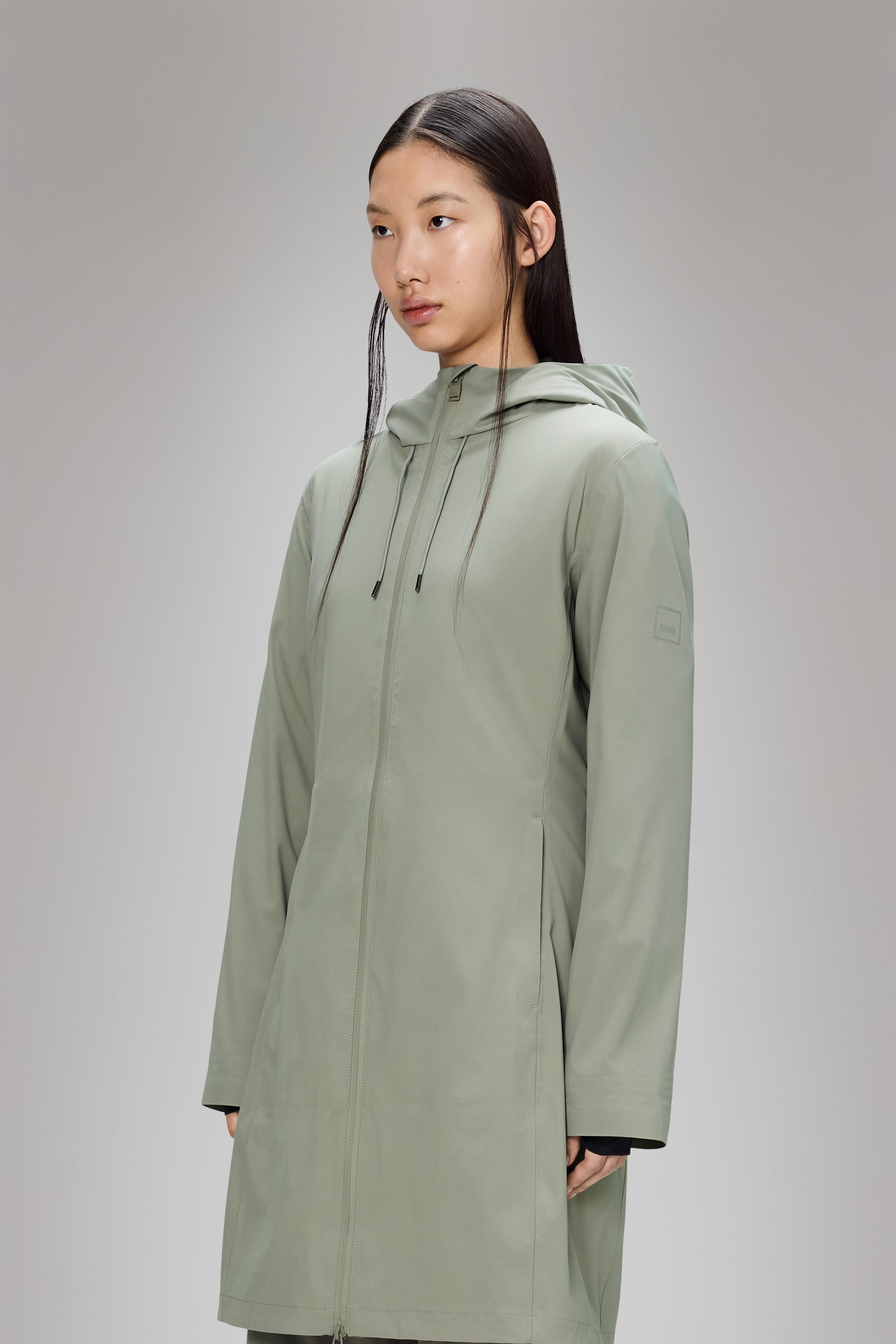 Rains Suva Hardshell Long W Jacket Drift Jacket