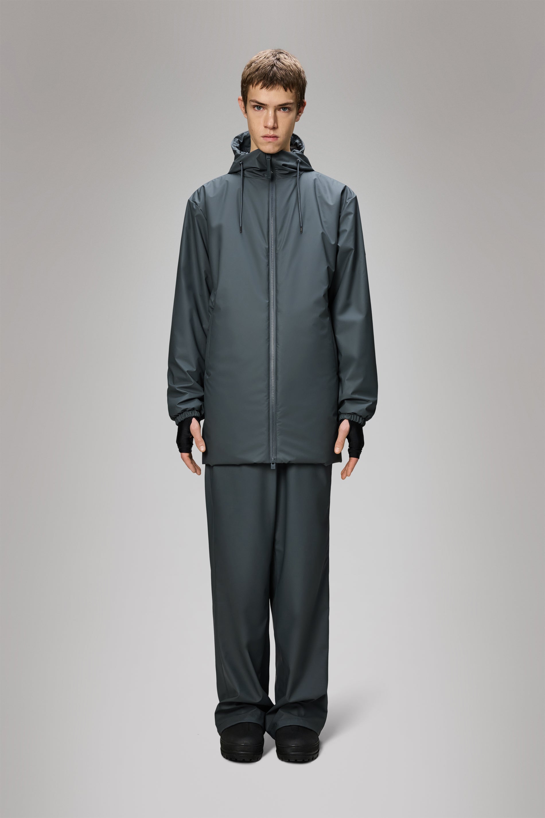 RAINS Lohja Long Insulated Jacket Lagoon Jacket