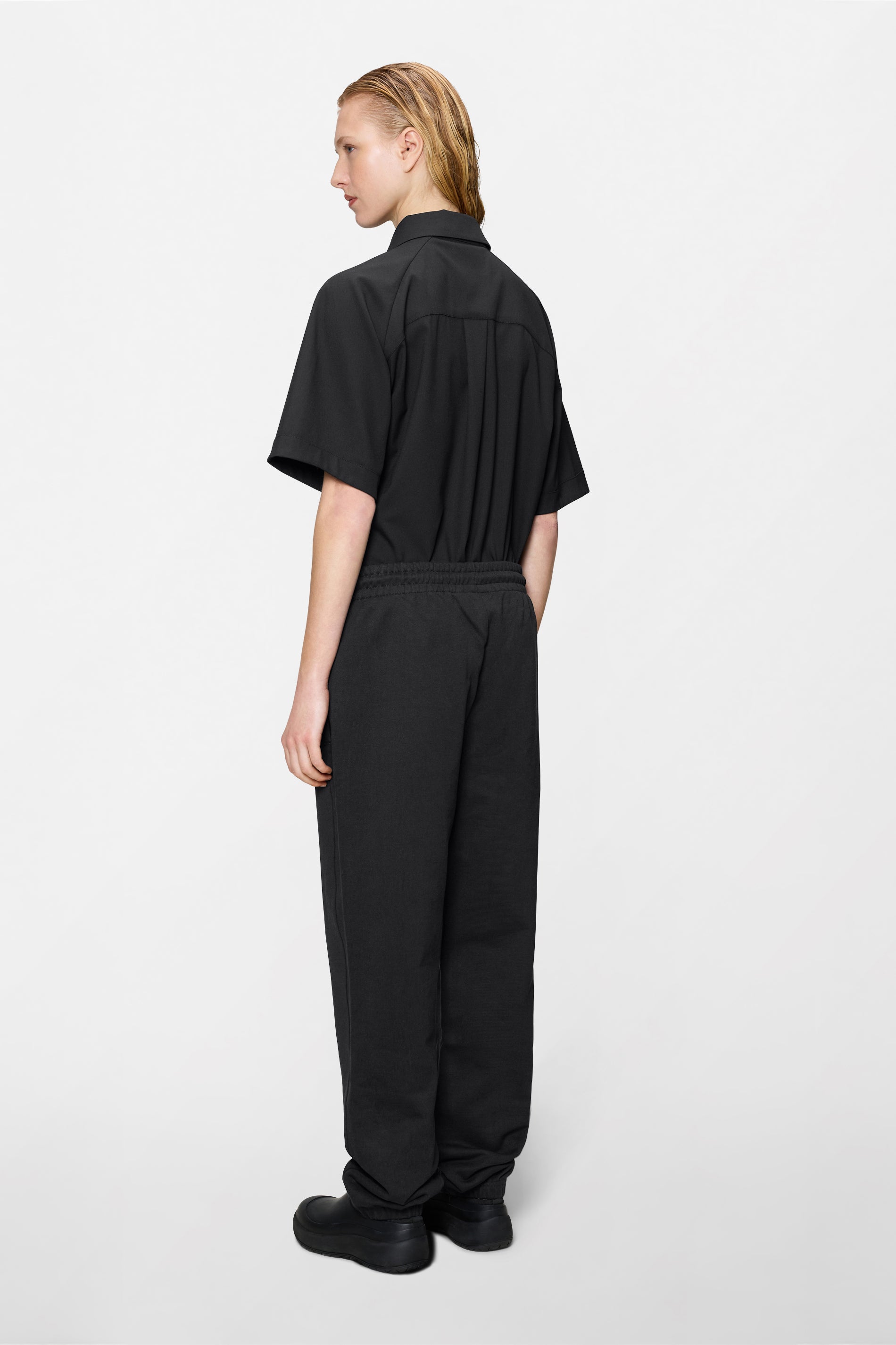 RAINS Classic Cuff Pants Splash Black Pants