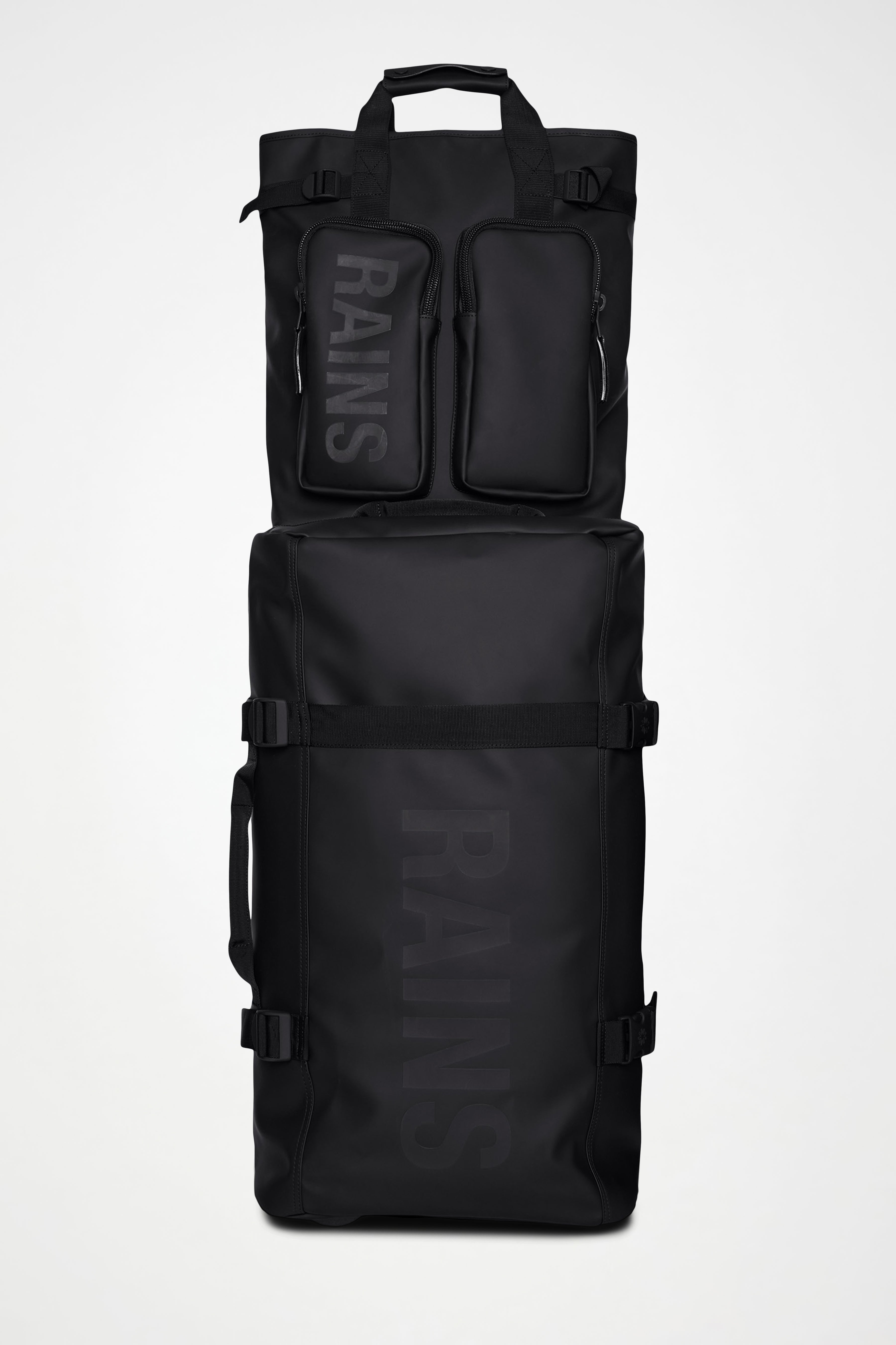 RAINS Texel Tote Backpack Black Backpack