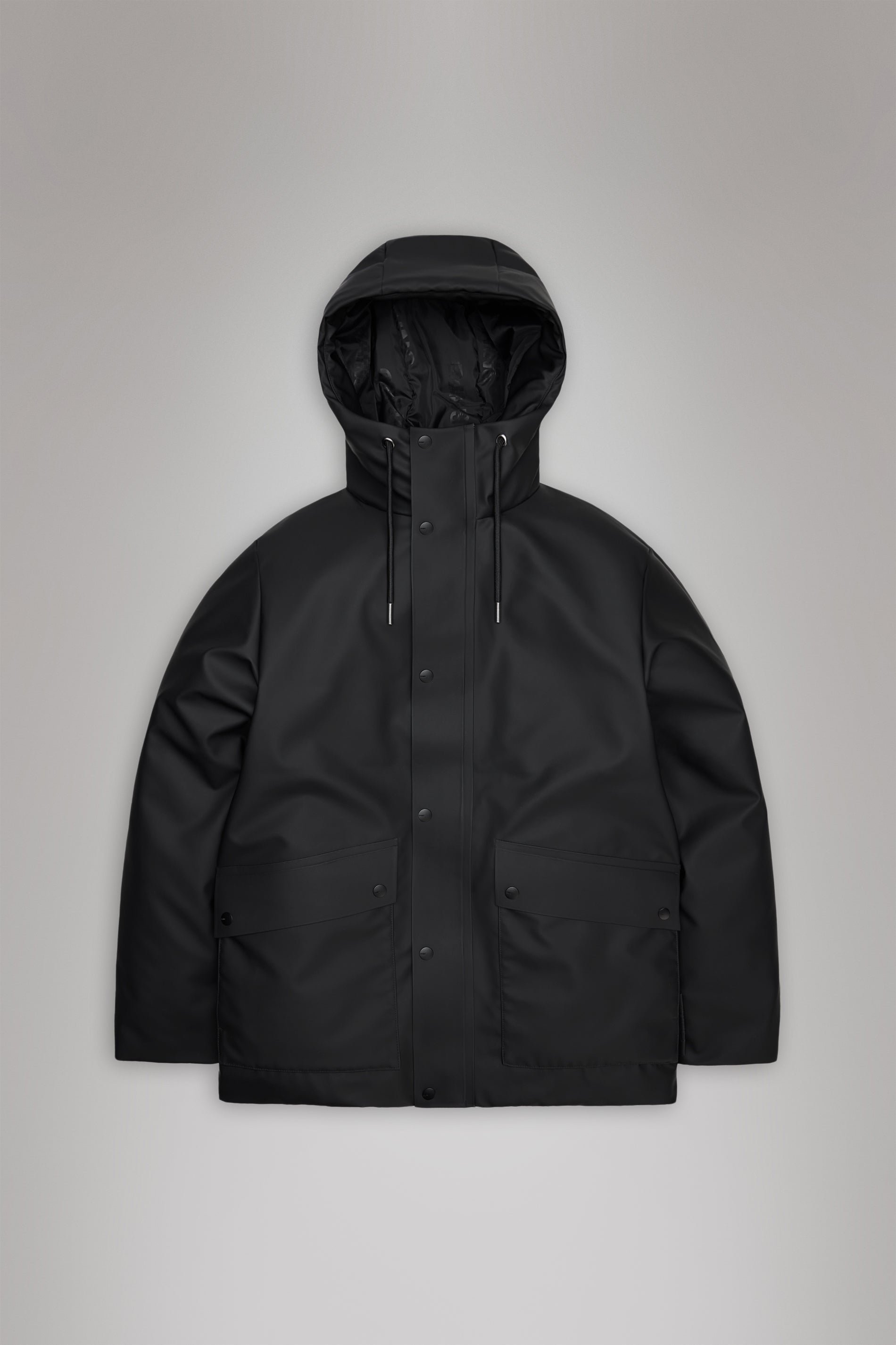 RAINS Nome Parka Black Jacket