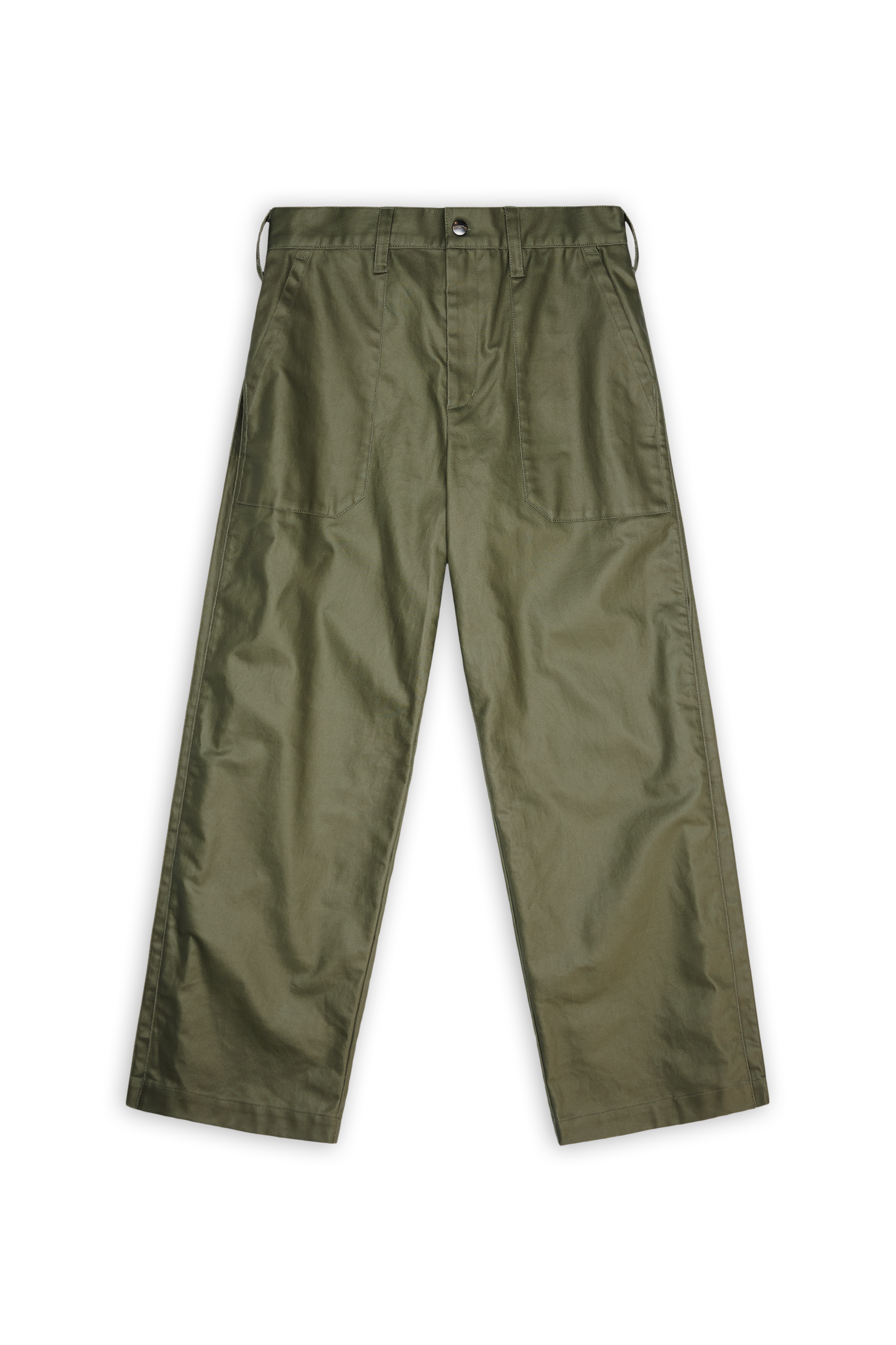 Heavy Woven Pants Straight