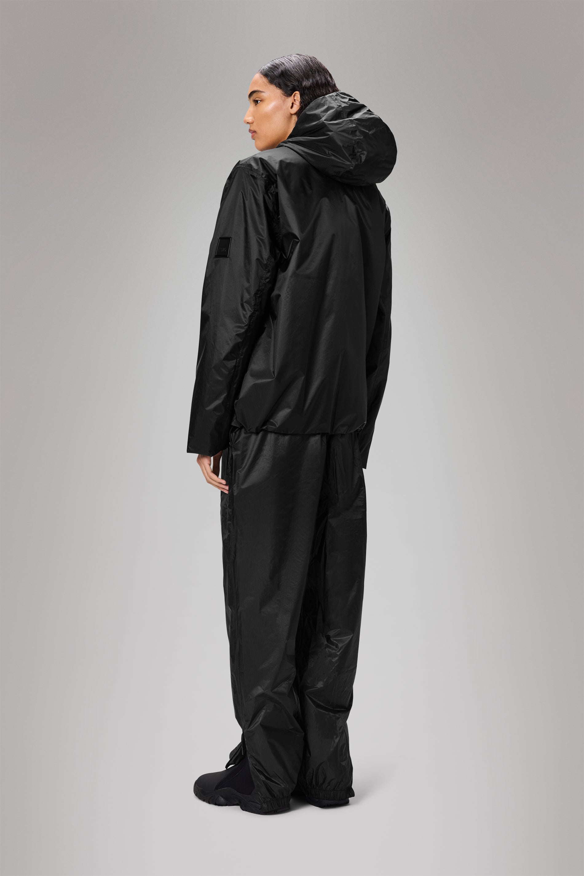 RAINS Kauto Insulated Pocket Jacket Black Jacket