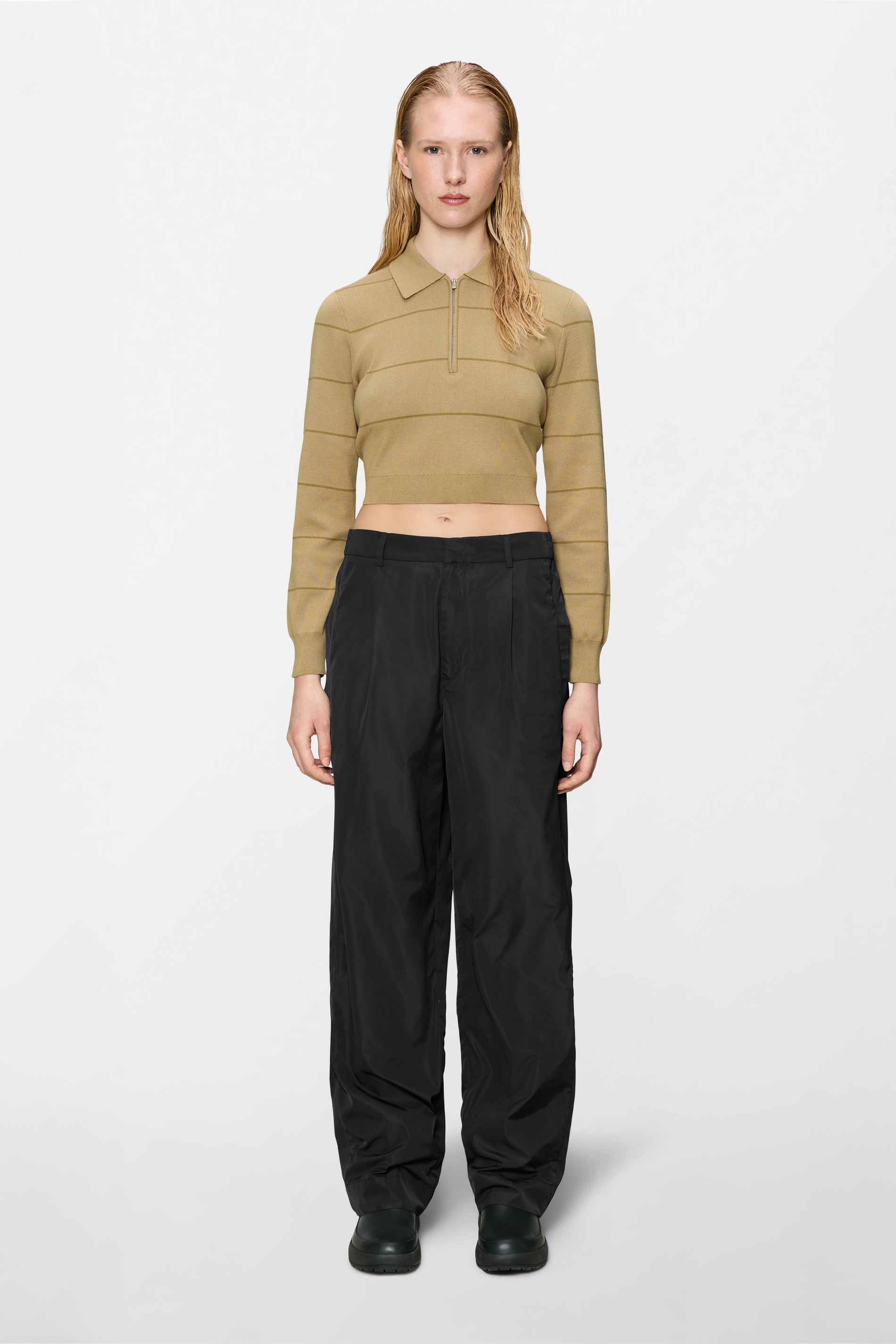 RAINS Relaxed Suit Pants Black Pants