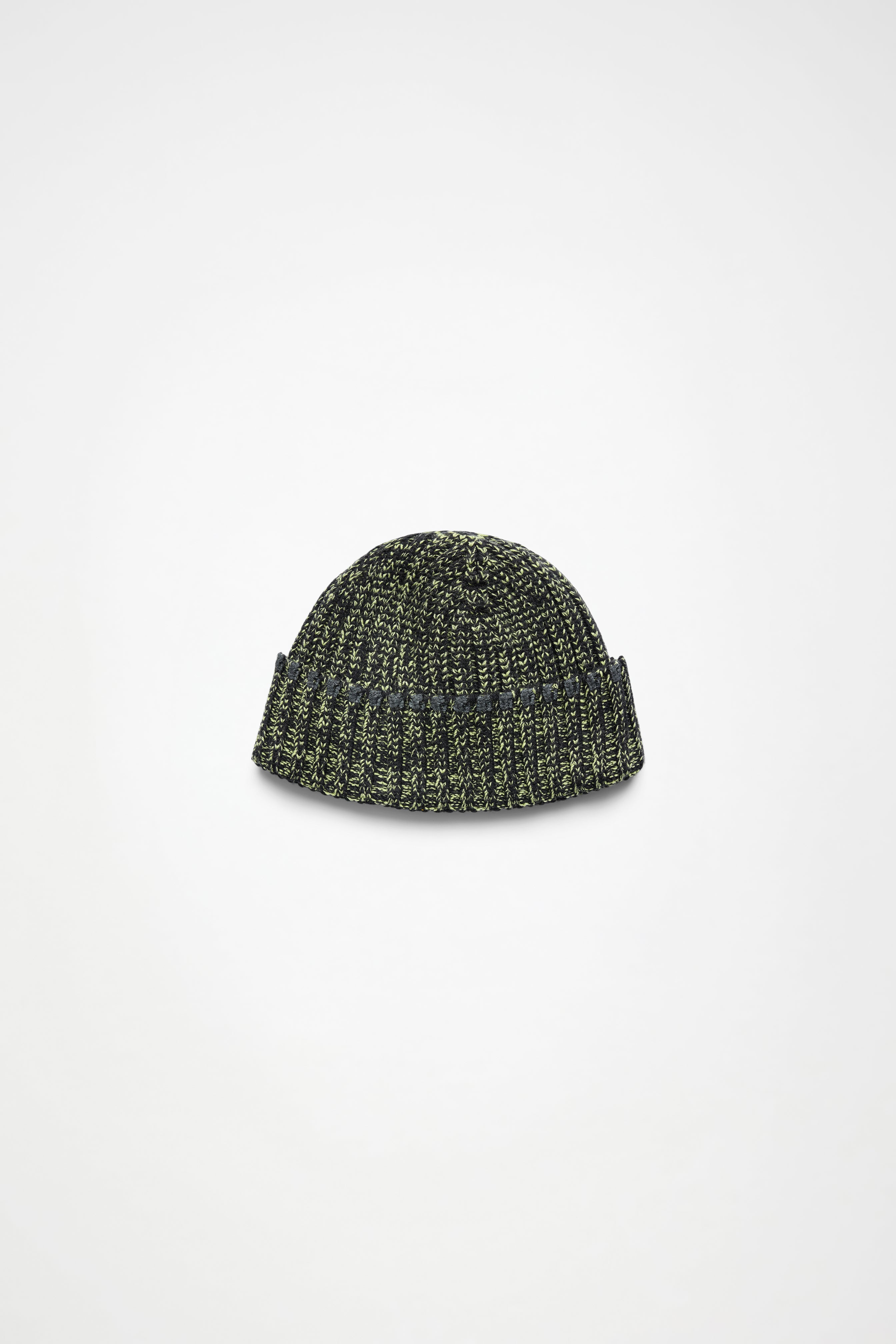 RAINS Sapa Knit Beanie Black/Acid Headwear