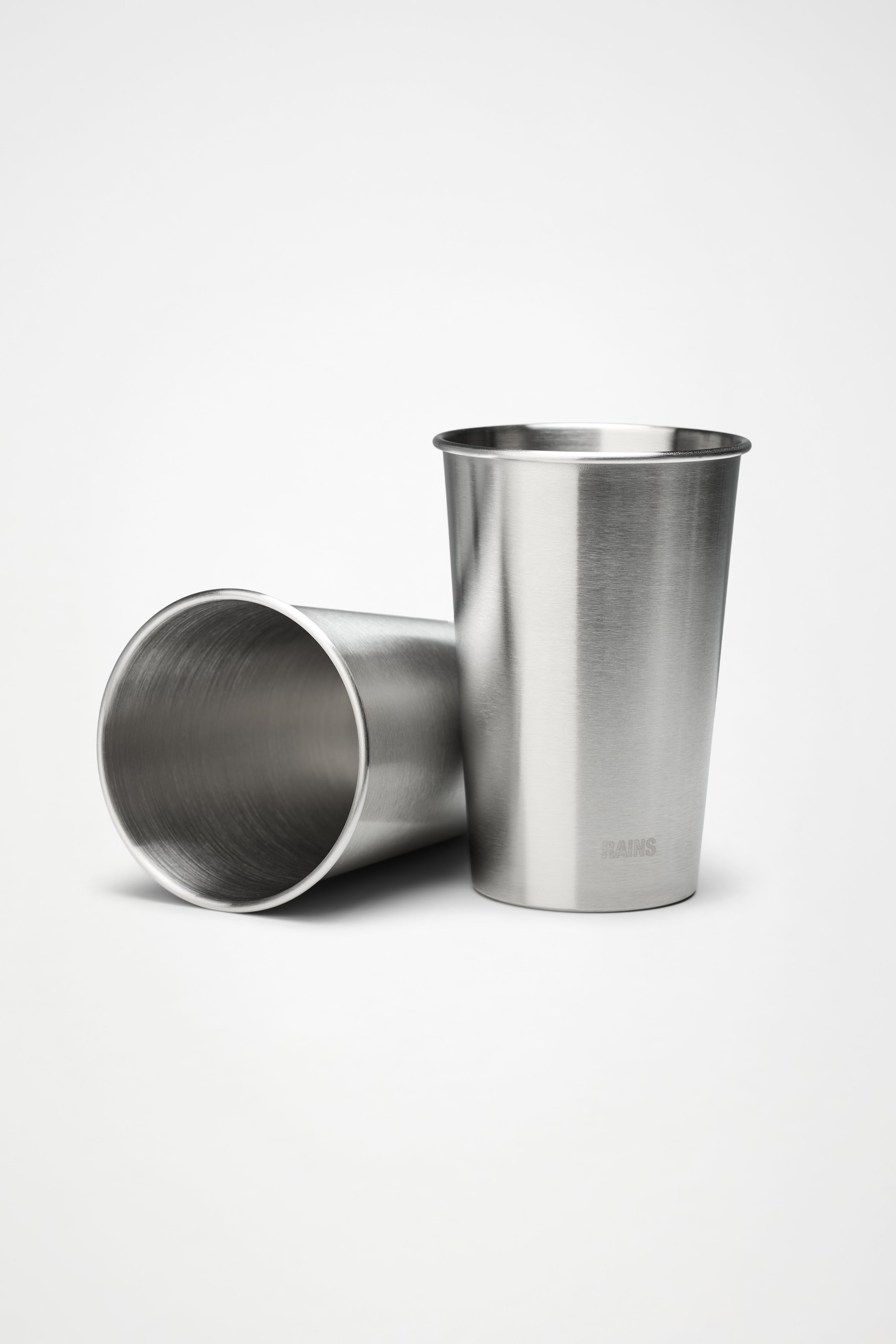 Stainless Steel 2-Pack Cups 500ml
