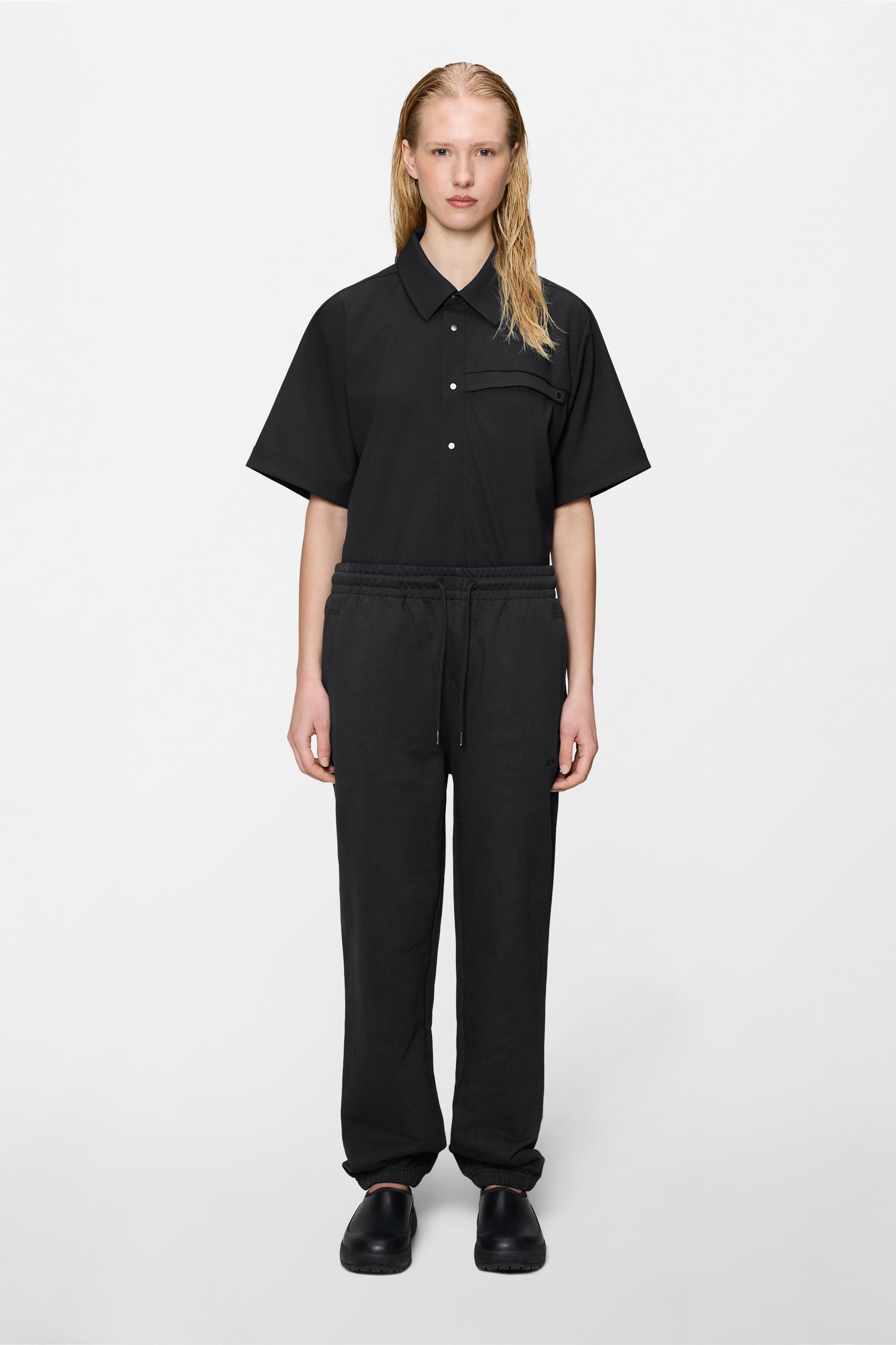 RAINS Classic Cuff Pants Splash Black Pants