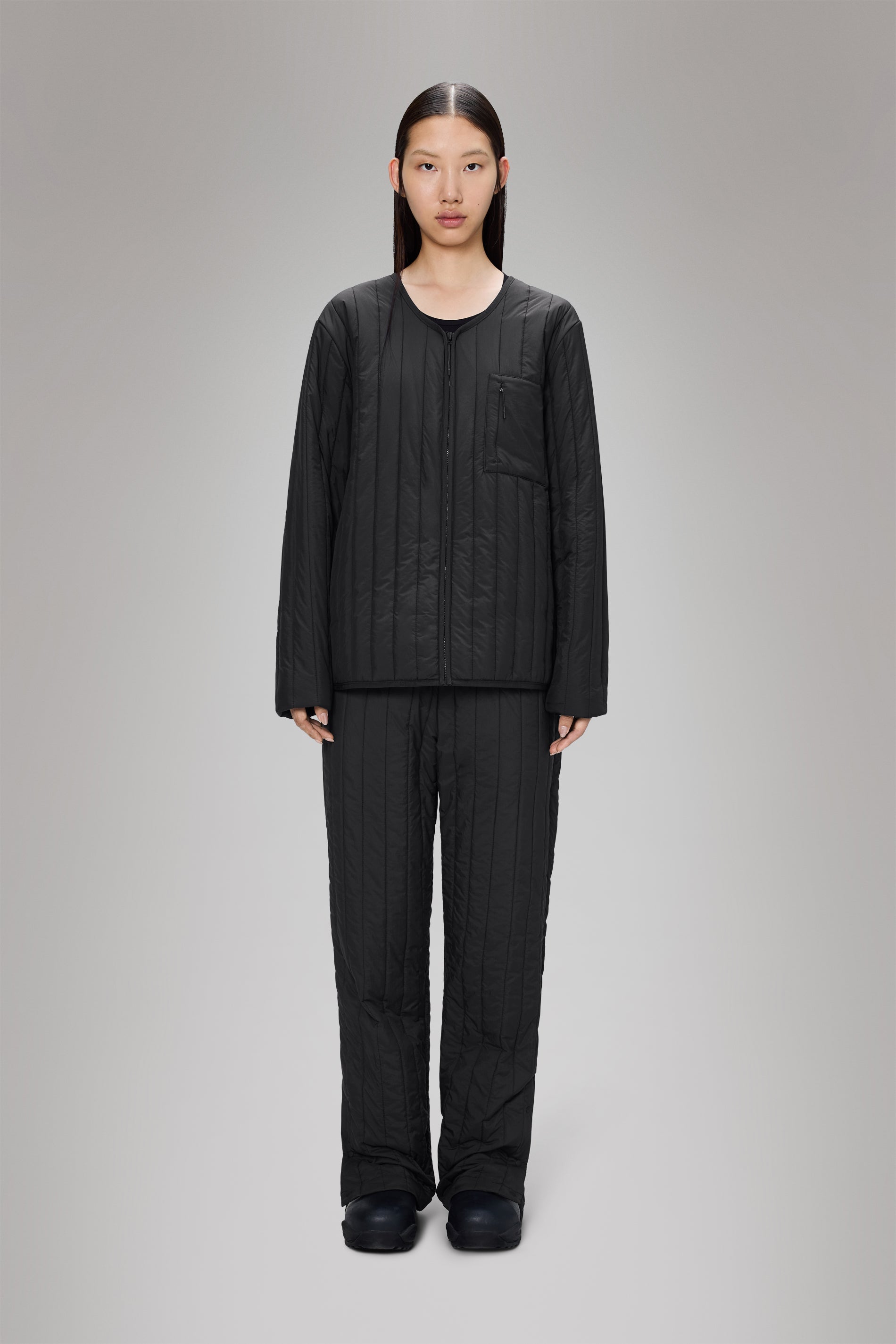 RAINS Banja Liner Jacket Black Jacket
