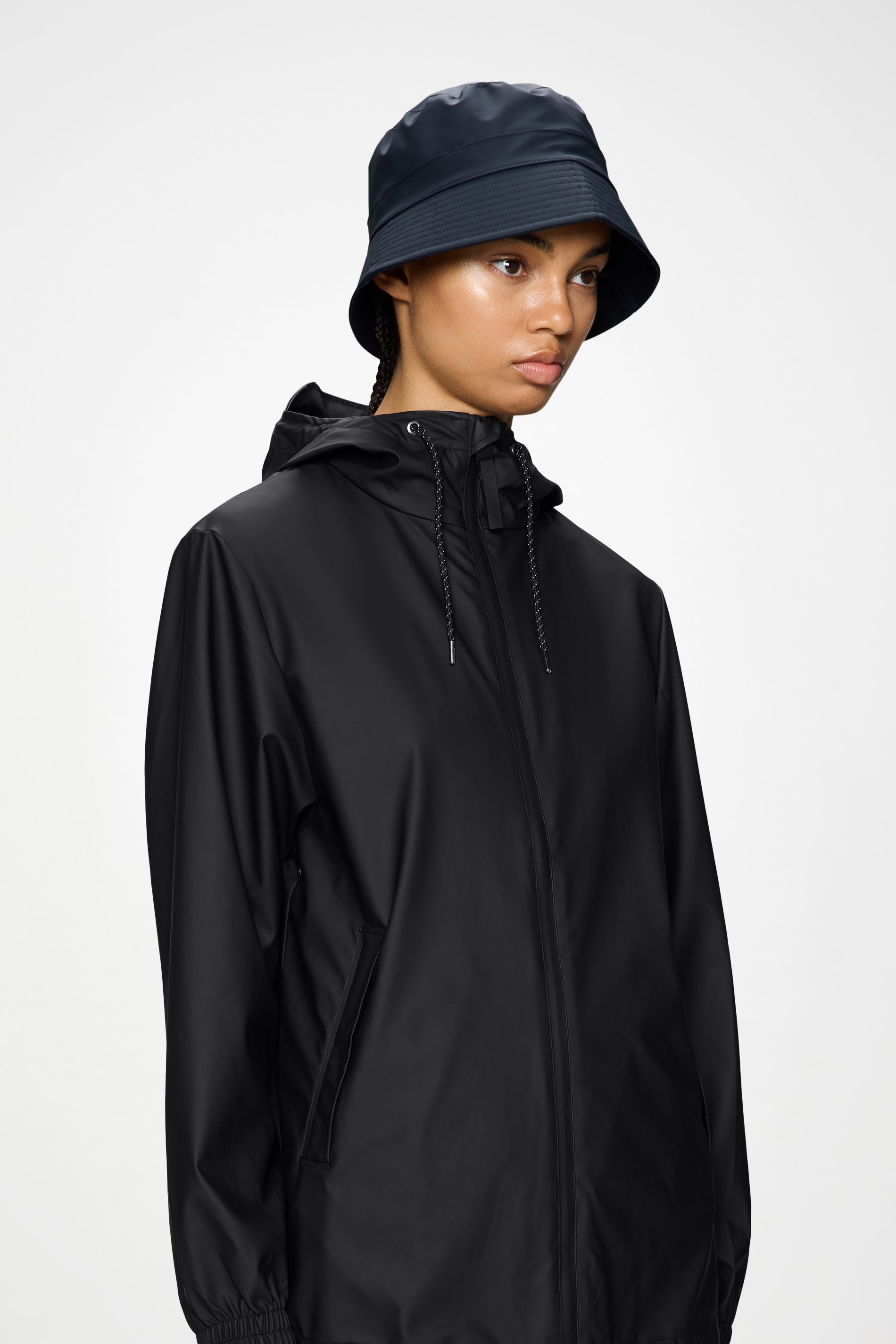 RAINS Bucket Hat Navy Headwear