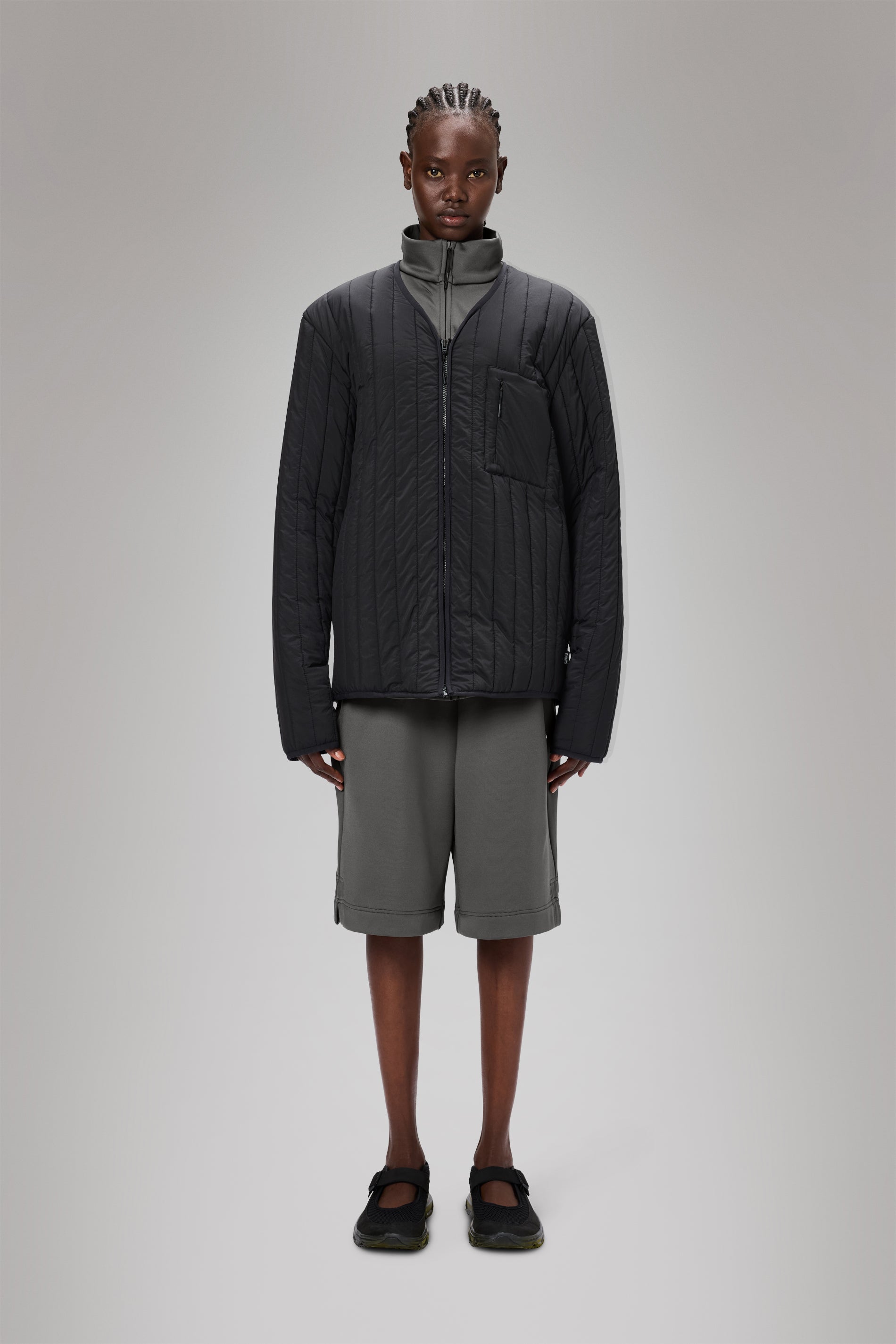 RAINS Banja Liner Jacket Black Jacket
