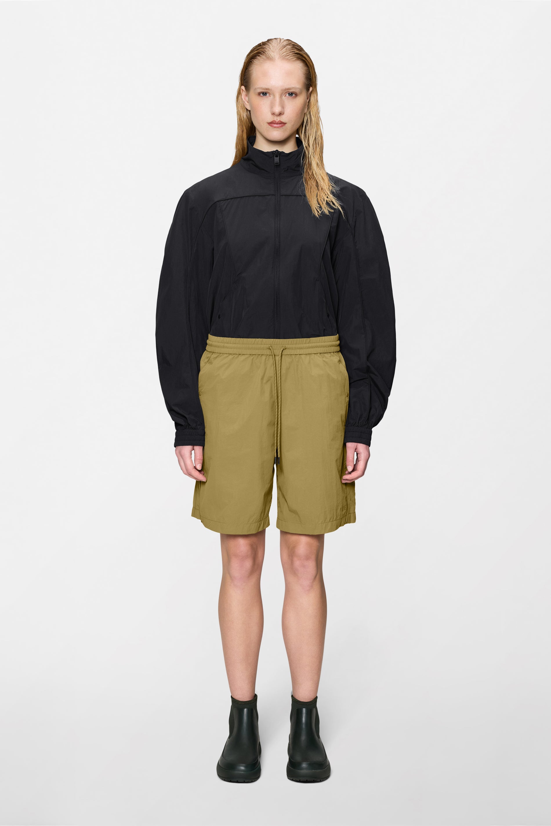 RAINS Cooldown Track Shorts Fawn Shorts