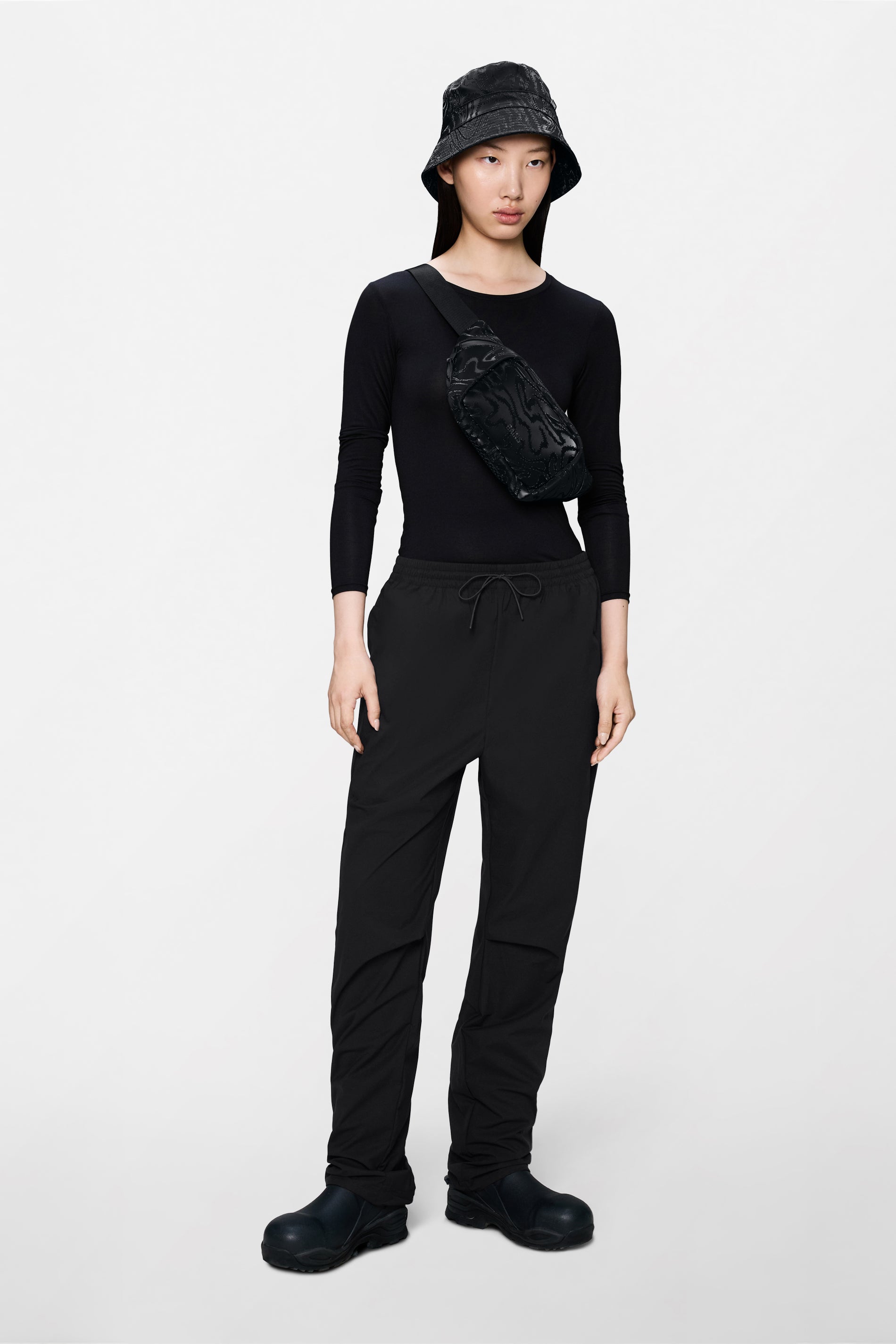 RAINS Mito Pants Regular Black Pants