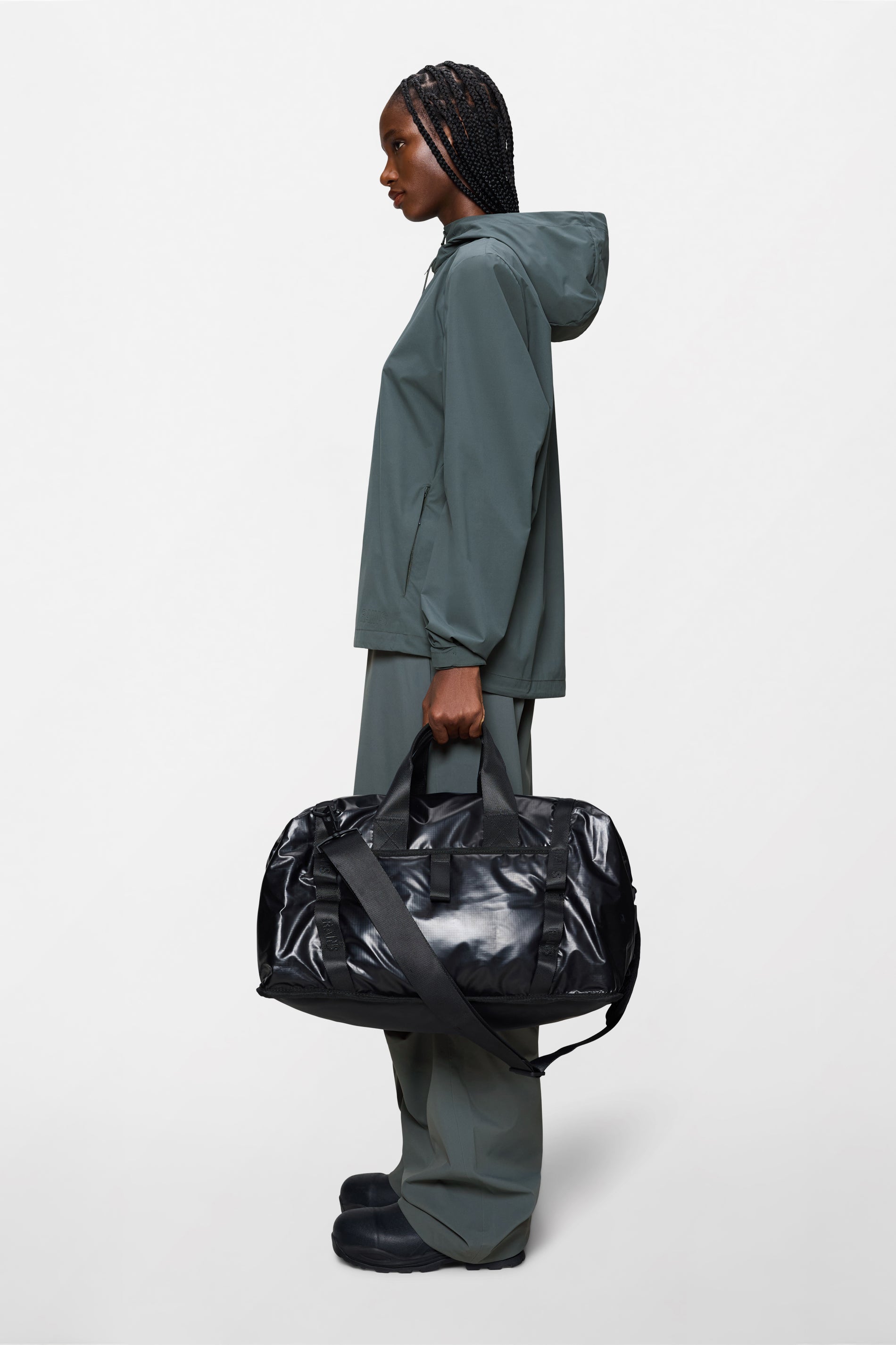 RAINS Sibu Weekend Bag Black Weekender