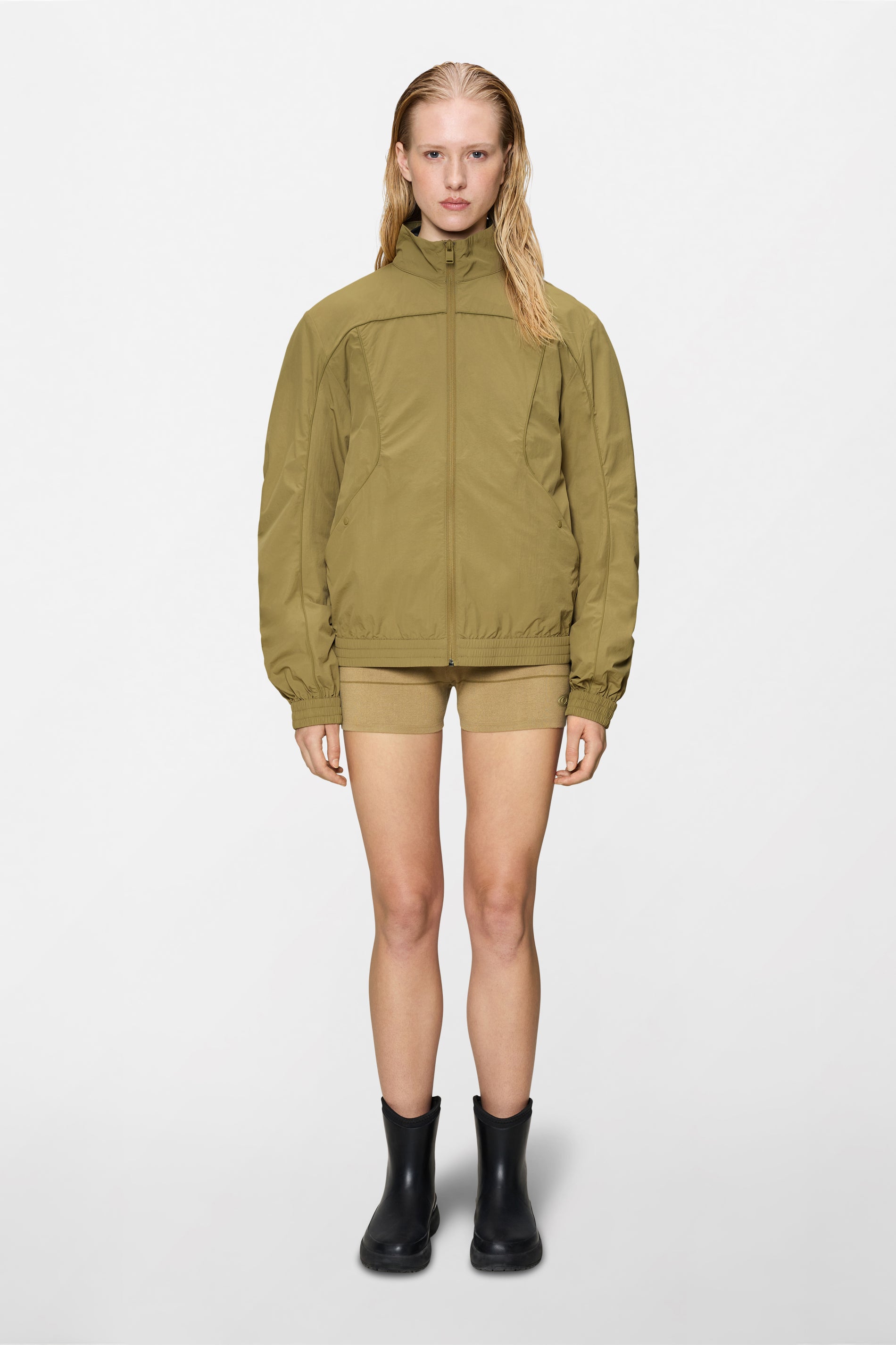 RAINS Cooldown Track Top Fawn Jacket