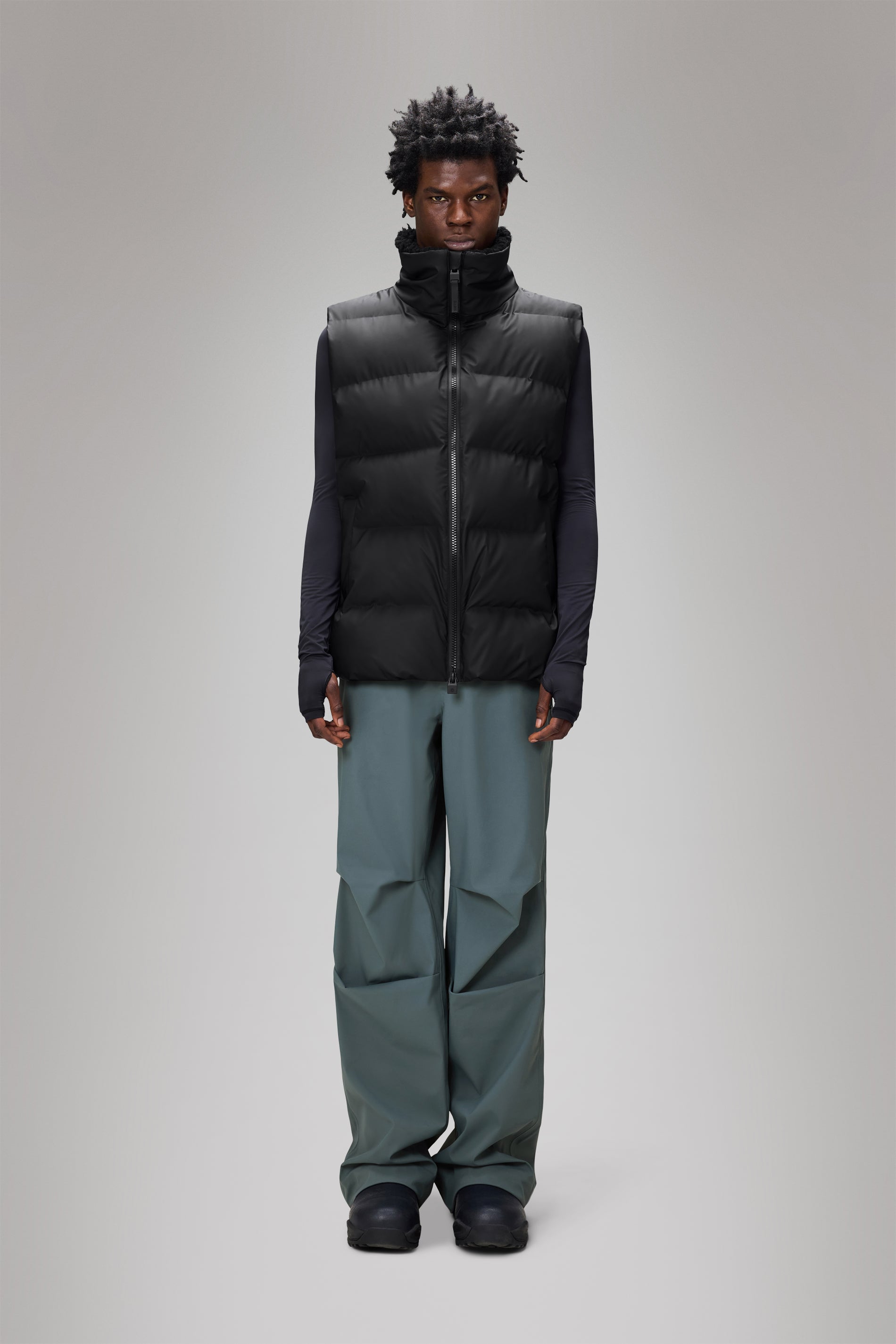 RAINS Alta Vision Puffer Vest Black Vest