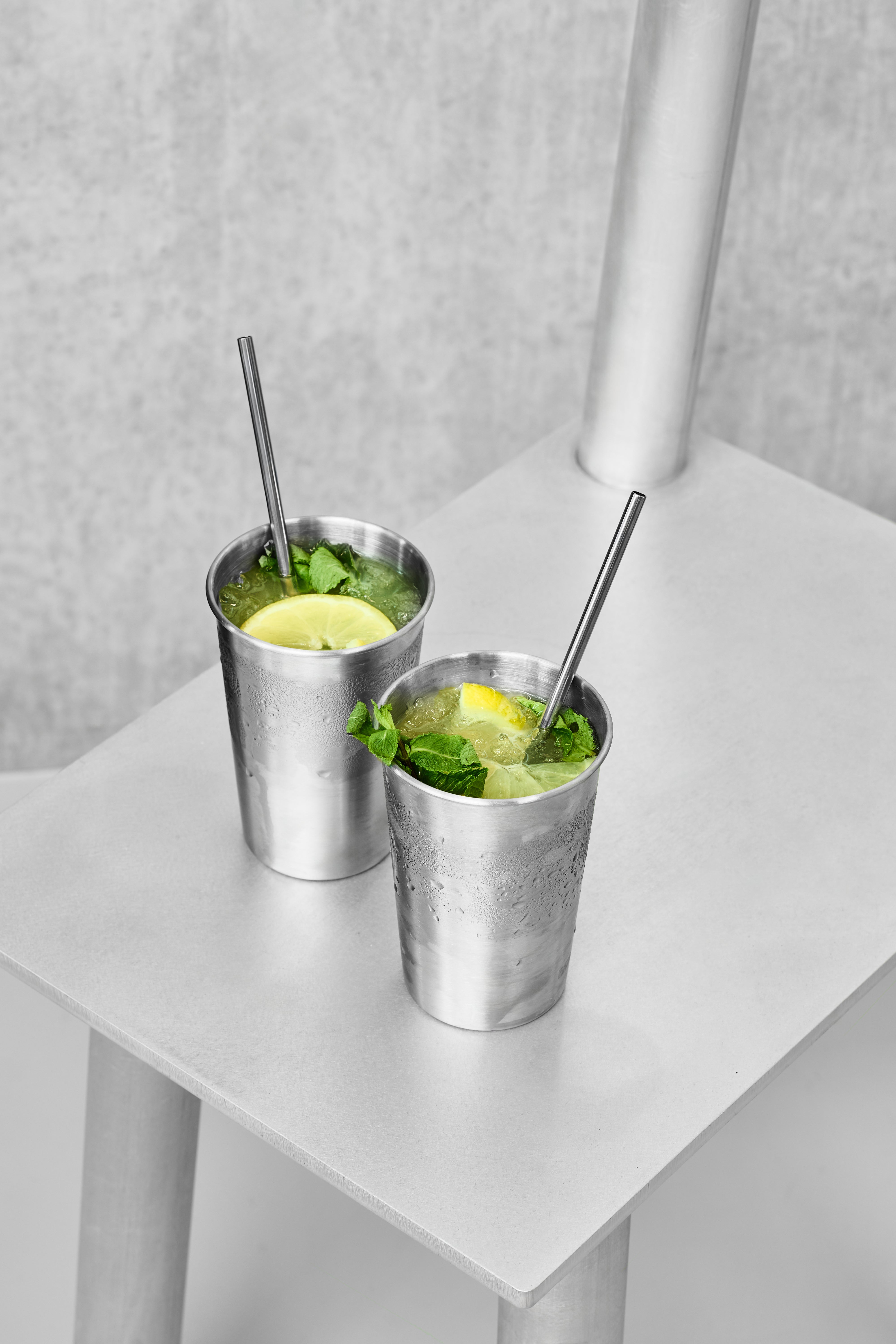 Stainless Steel 2-Pack Cups 500ml