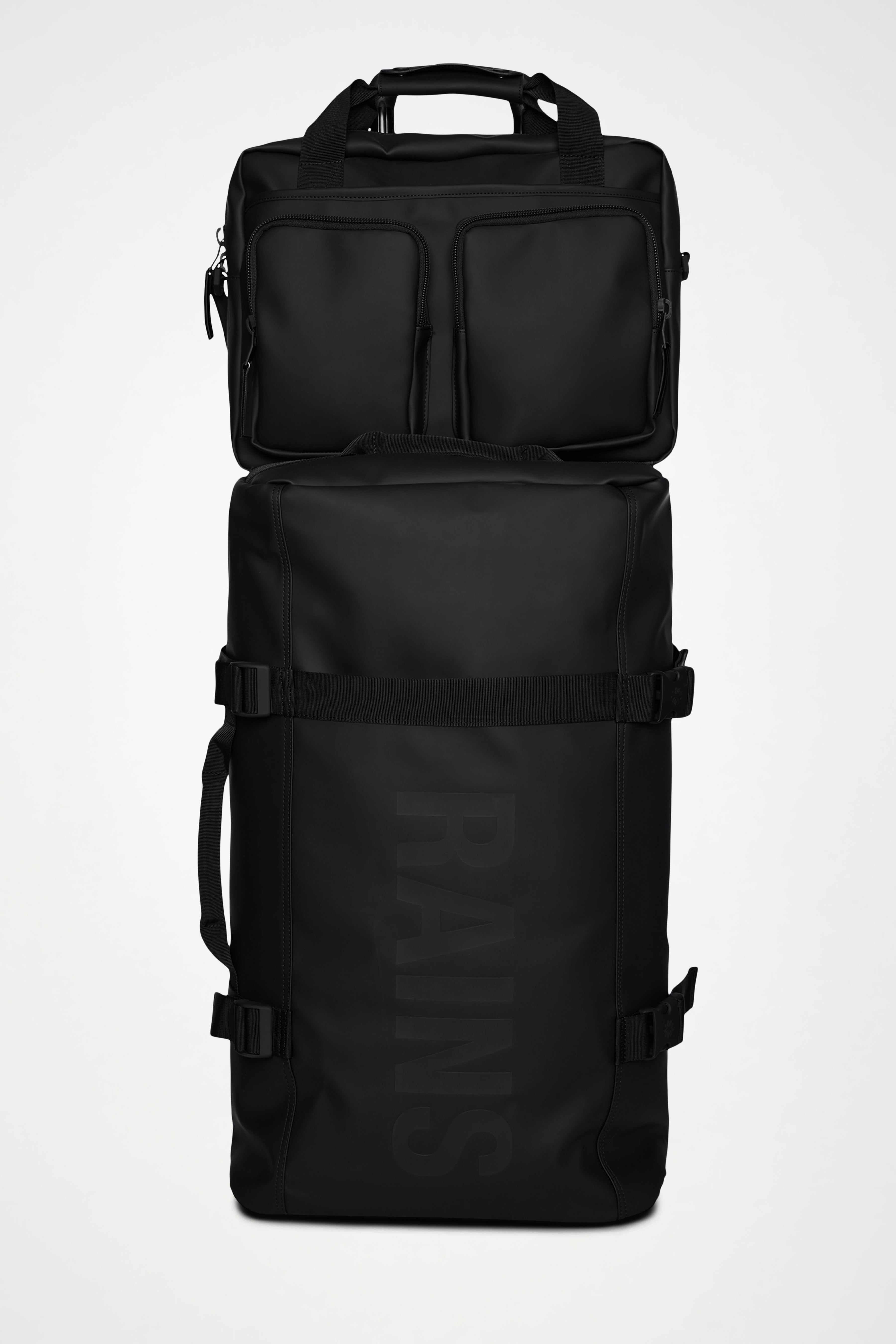 RAINS Texel Tech Bag Black 10L H30 x D9 x W39 cm Crossbody