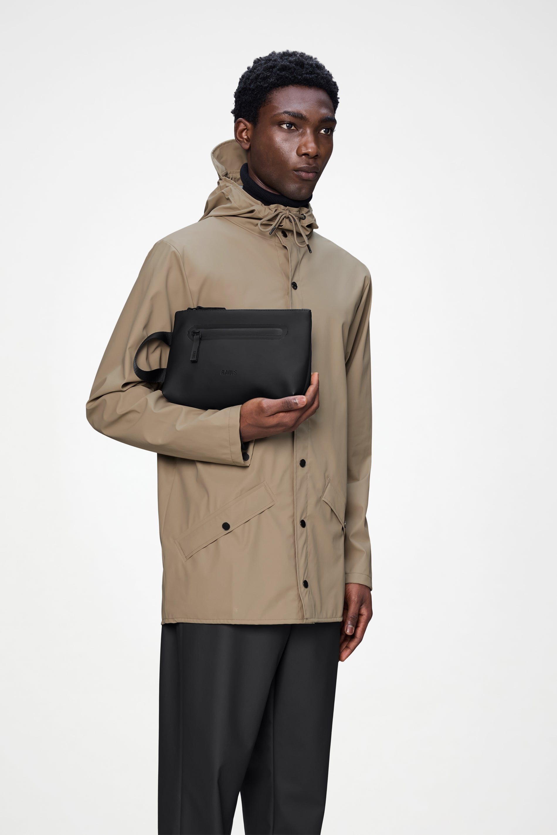 RAINS Rains Carabiner Black Carabiner