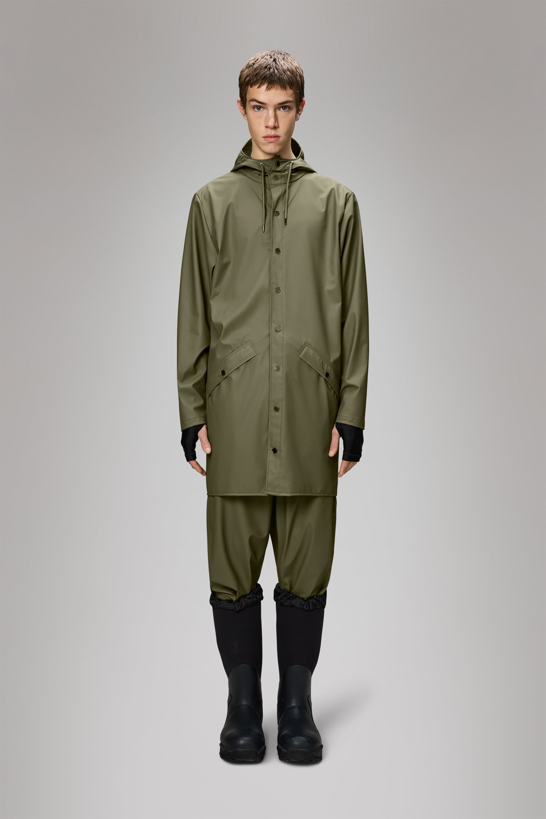 RAINS Long Jacket Marsh Jacket