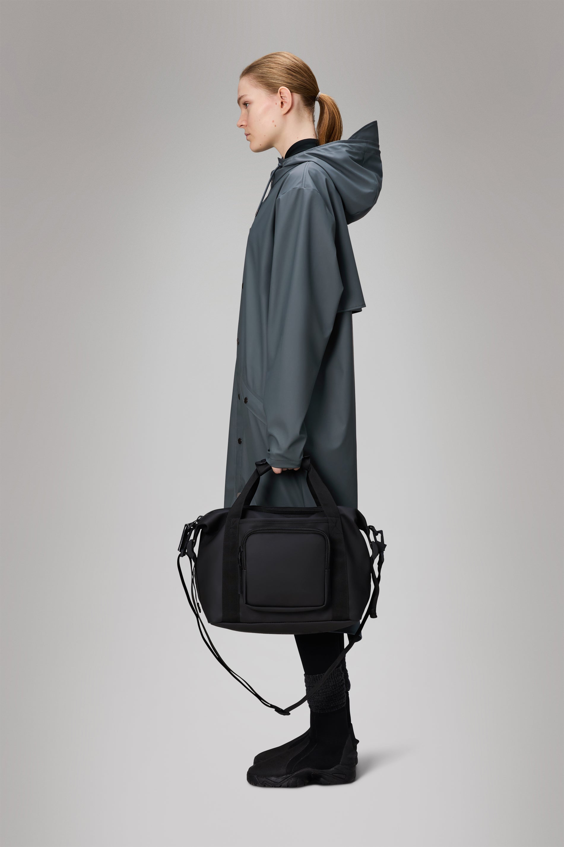 RAINS Texel Kit Bag Black 36L H31 x D14 x W44 cm Weekender