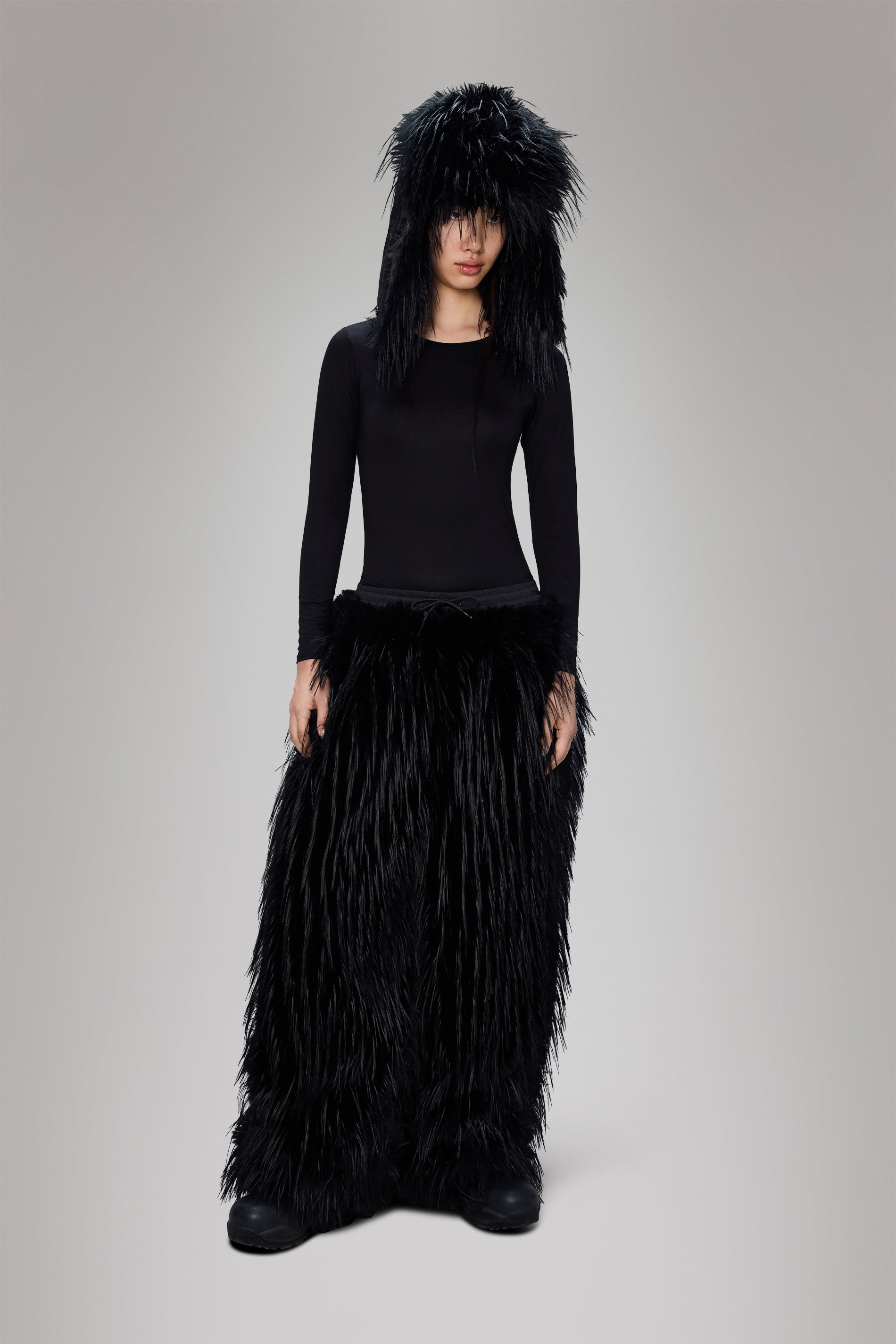 RAINS Vision Fleece Pants Black Pants