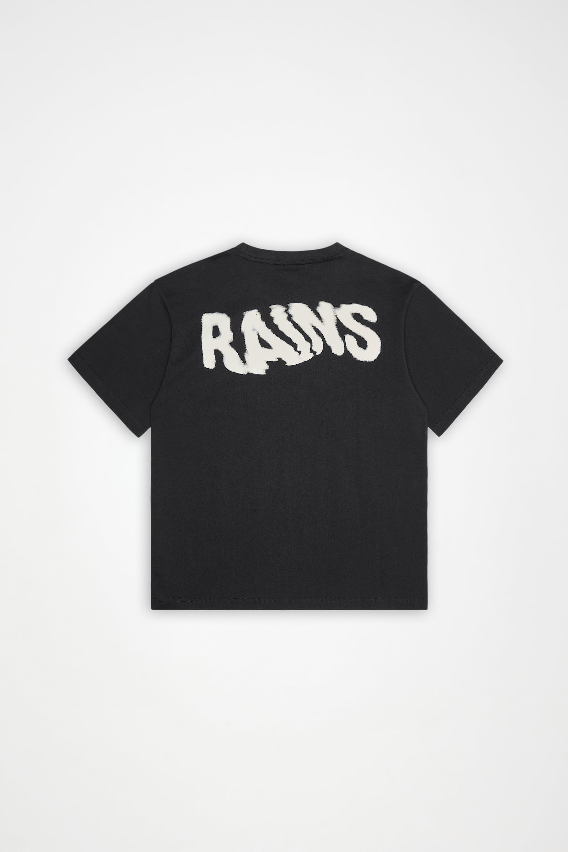 RAINS Classic T-shirt Ripple Black Short Sleeve