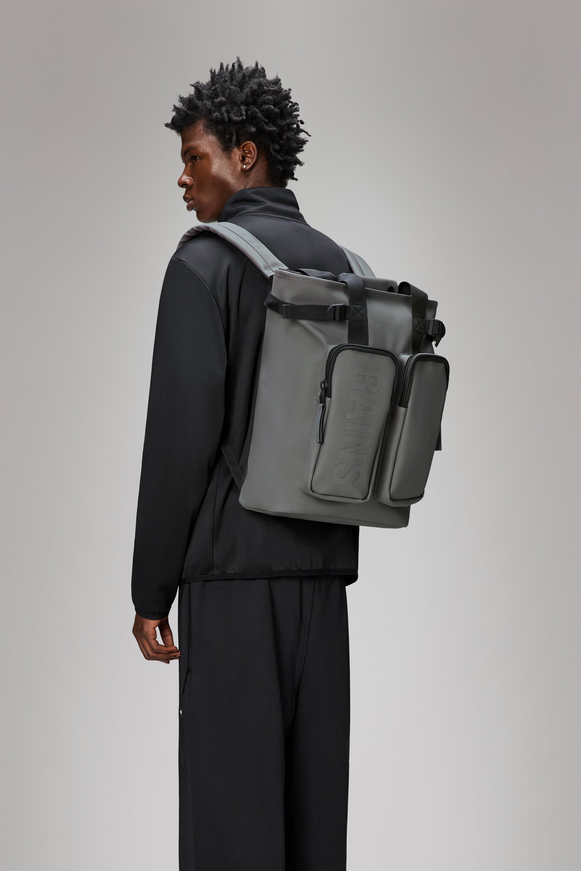 RAINS Texel Tote Backpack Grey Backpack