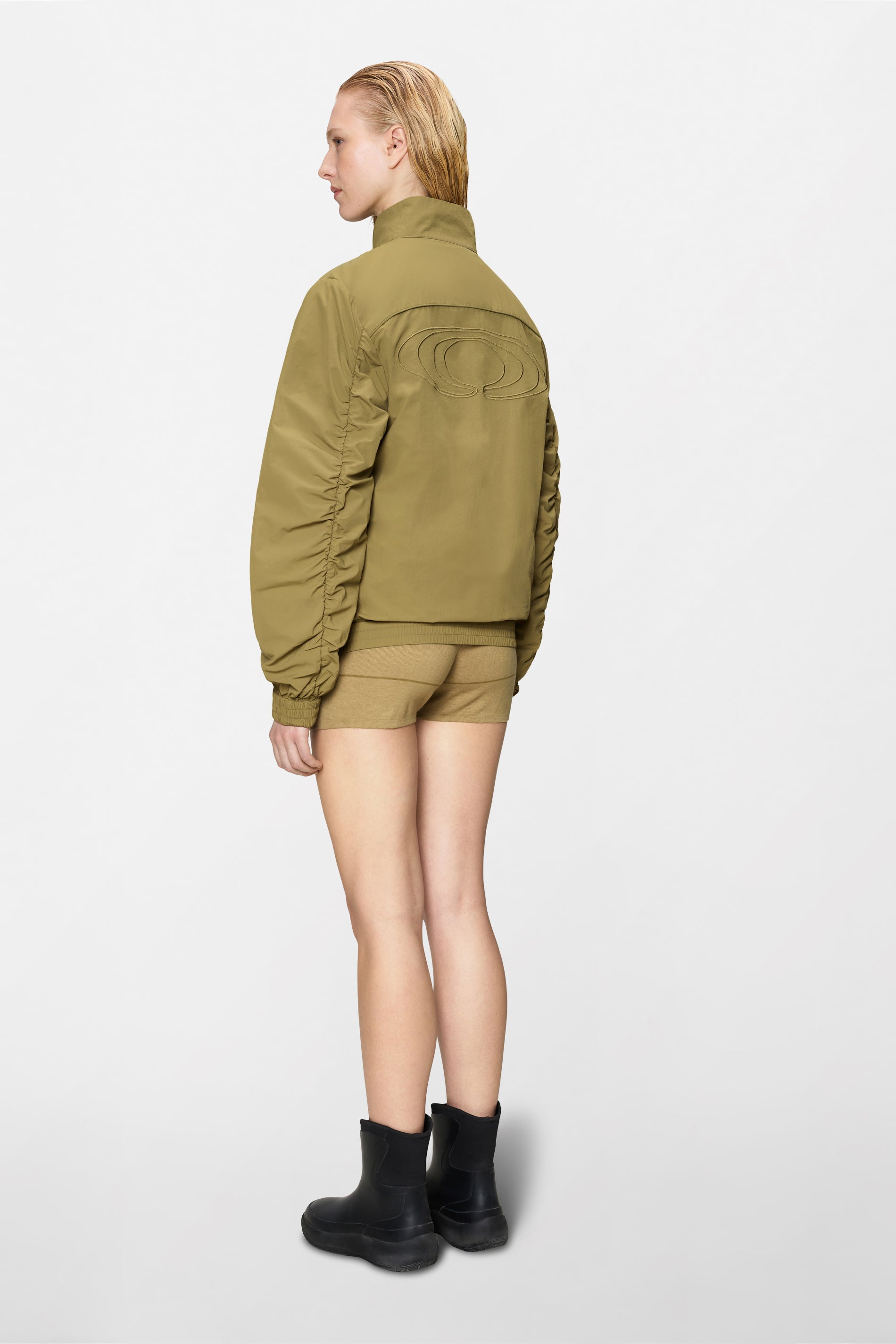RAINS Cooldown Track Top Fawn Jacket