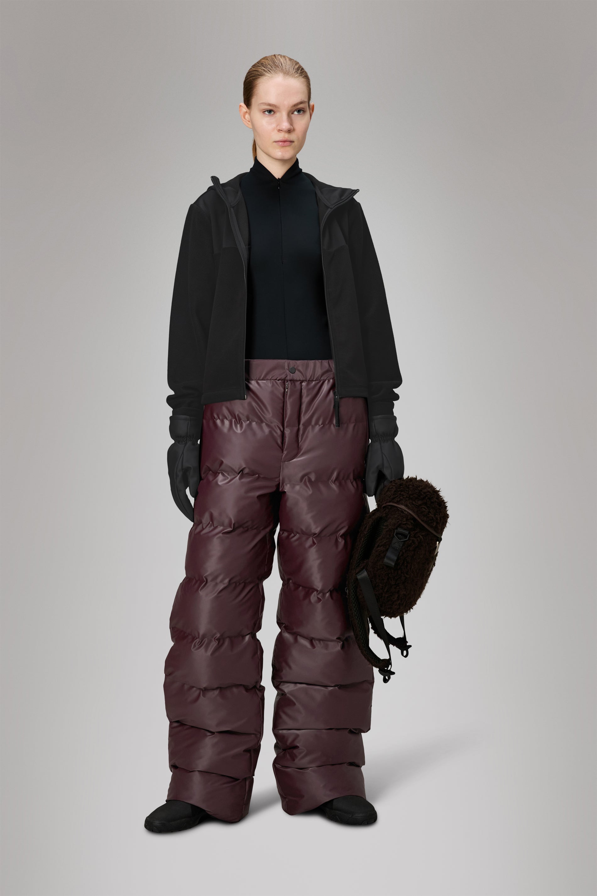 RAINS Sintra Fleece Reverse W Jacket Black Jacket