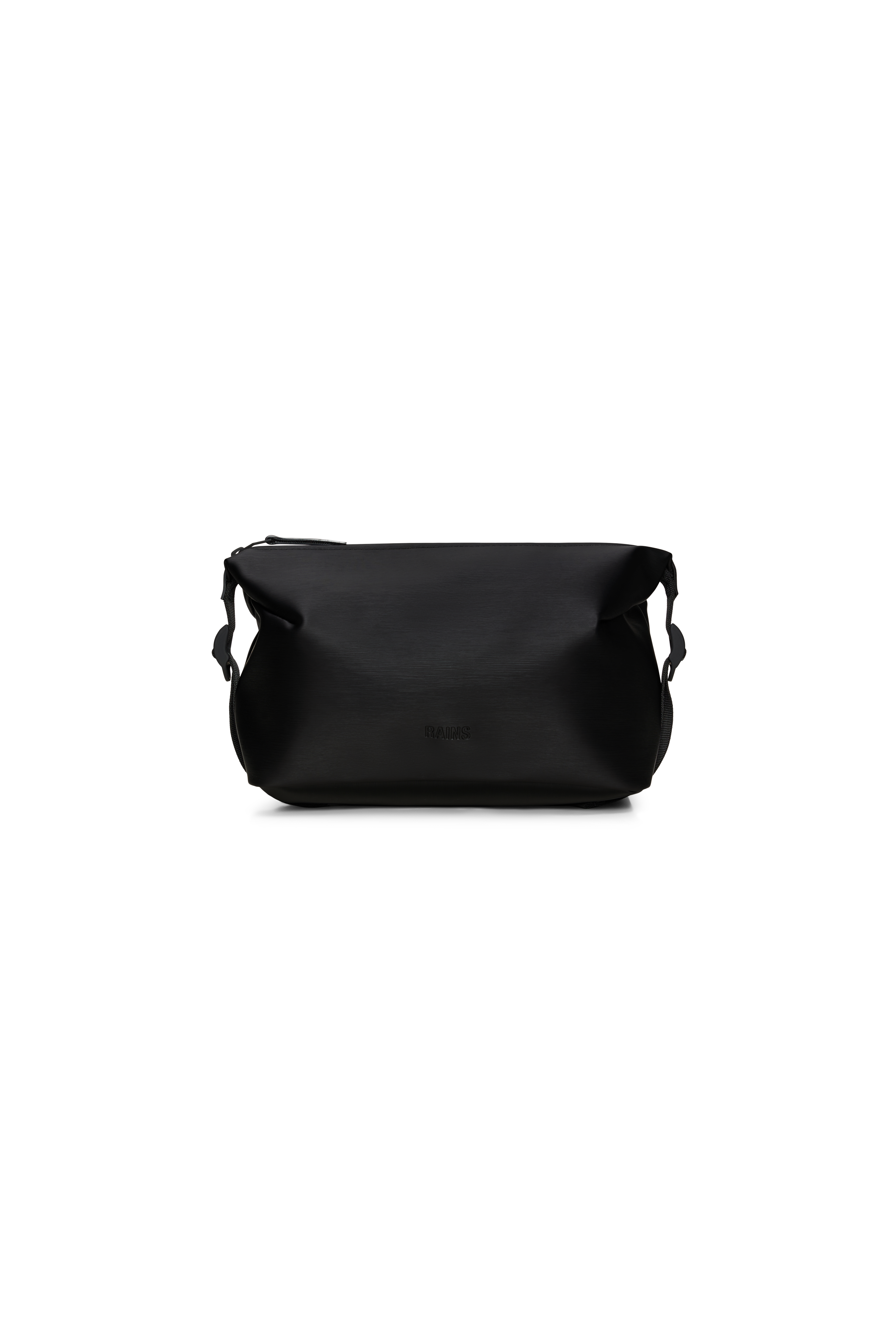 RAINS Hilo Wash Bag Black Grain Wash Bag