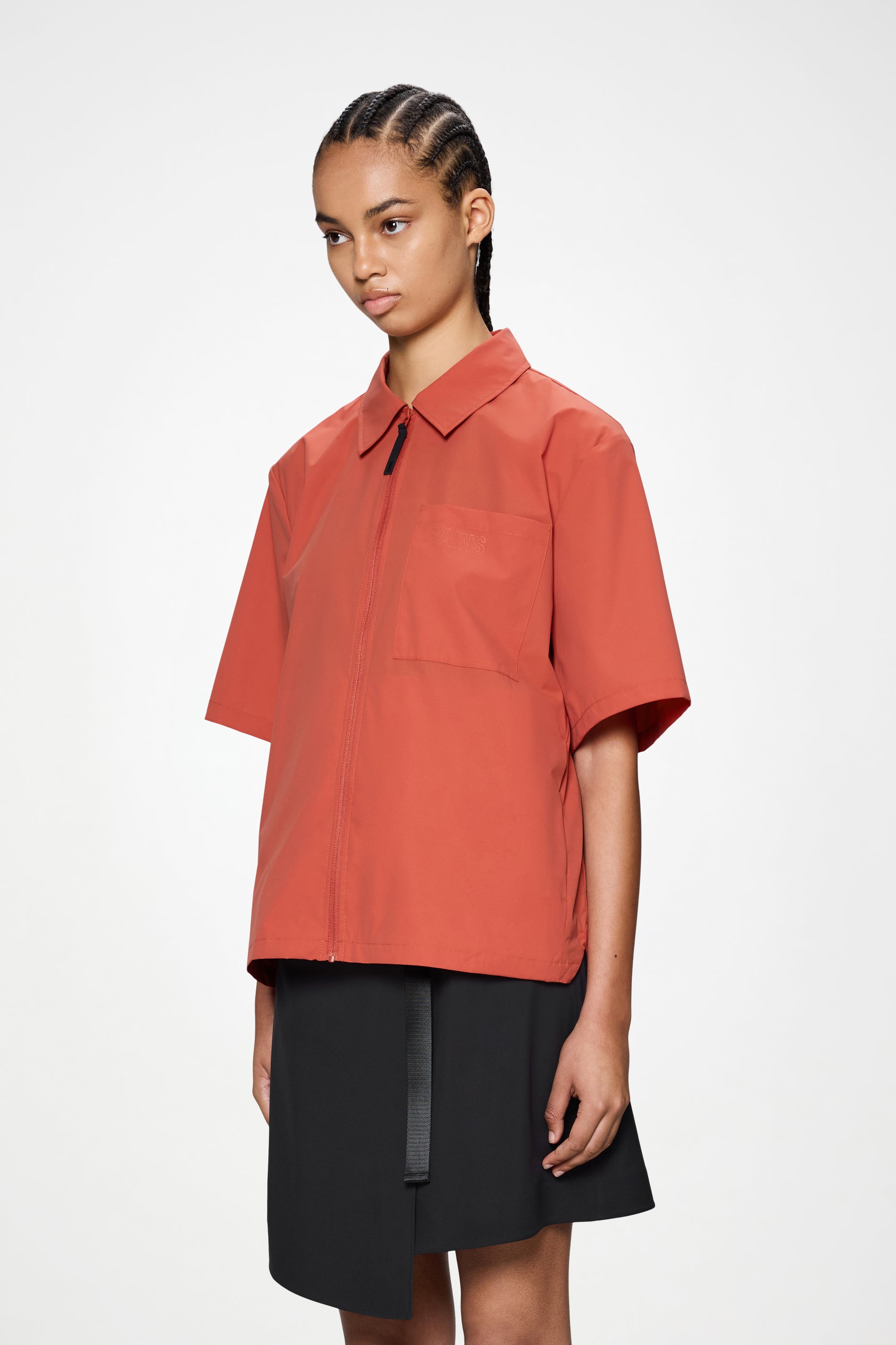 RAINS Mito Short Sleeve Shirt Kiln Short Sleeve