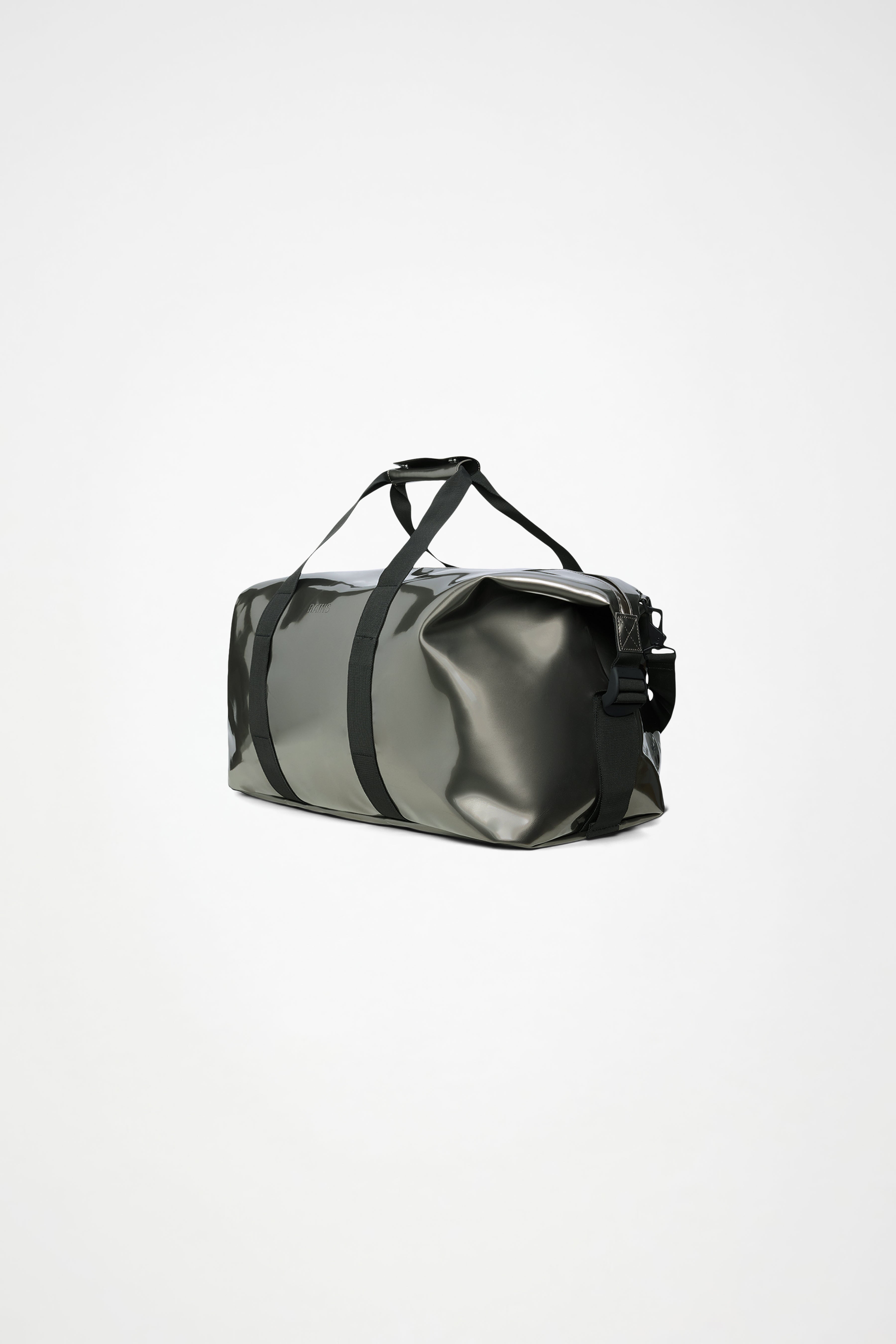 RAINS Hilo Weekend Bag Raven 36L H27 x D26 x W52 cm Weekender