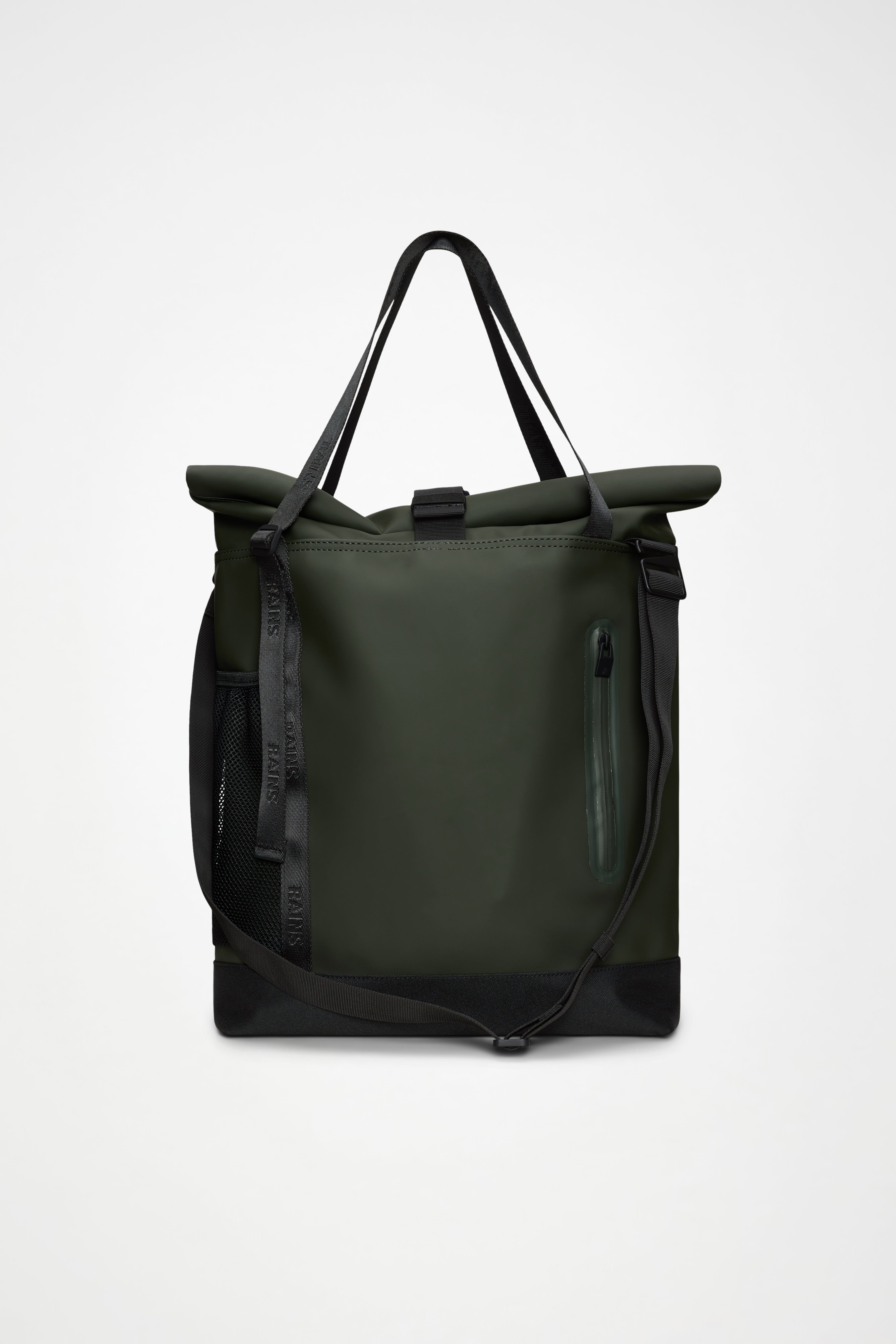 RAINS Trail Rolltop Tote Bag Green 23L H47 x D13 x W35 cm Tote