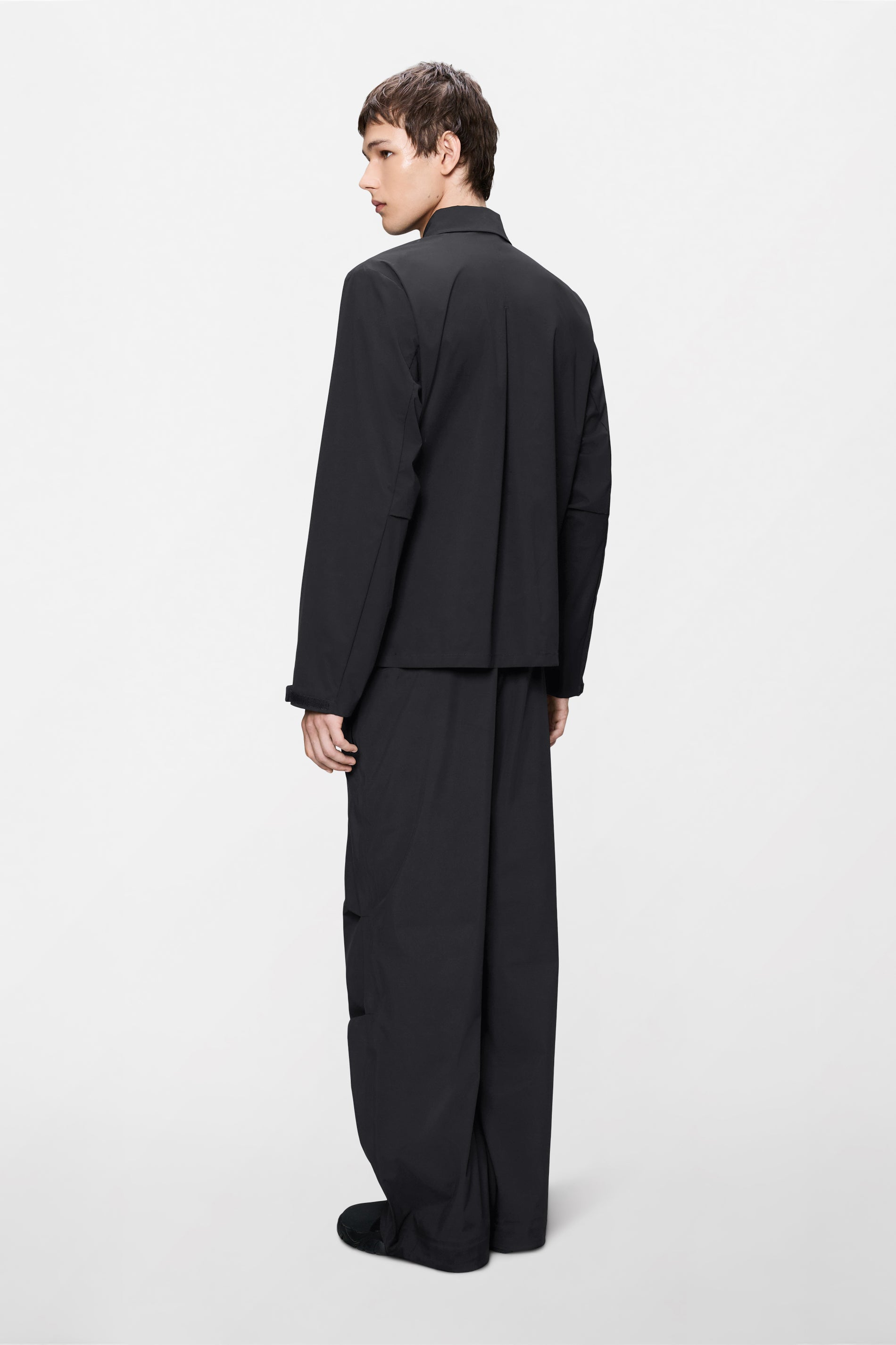 RAINS Mito Overshirt Black Long Sleeve