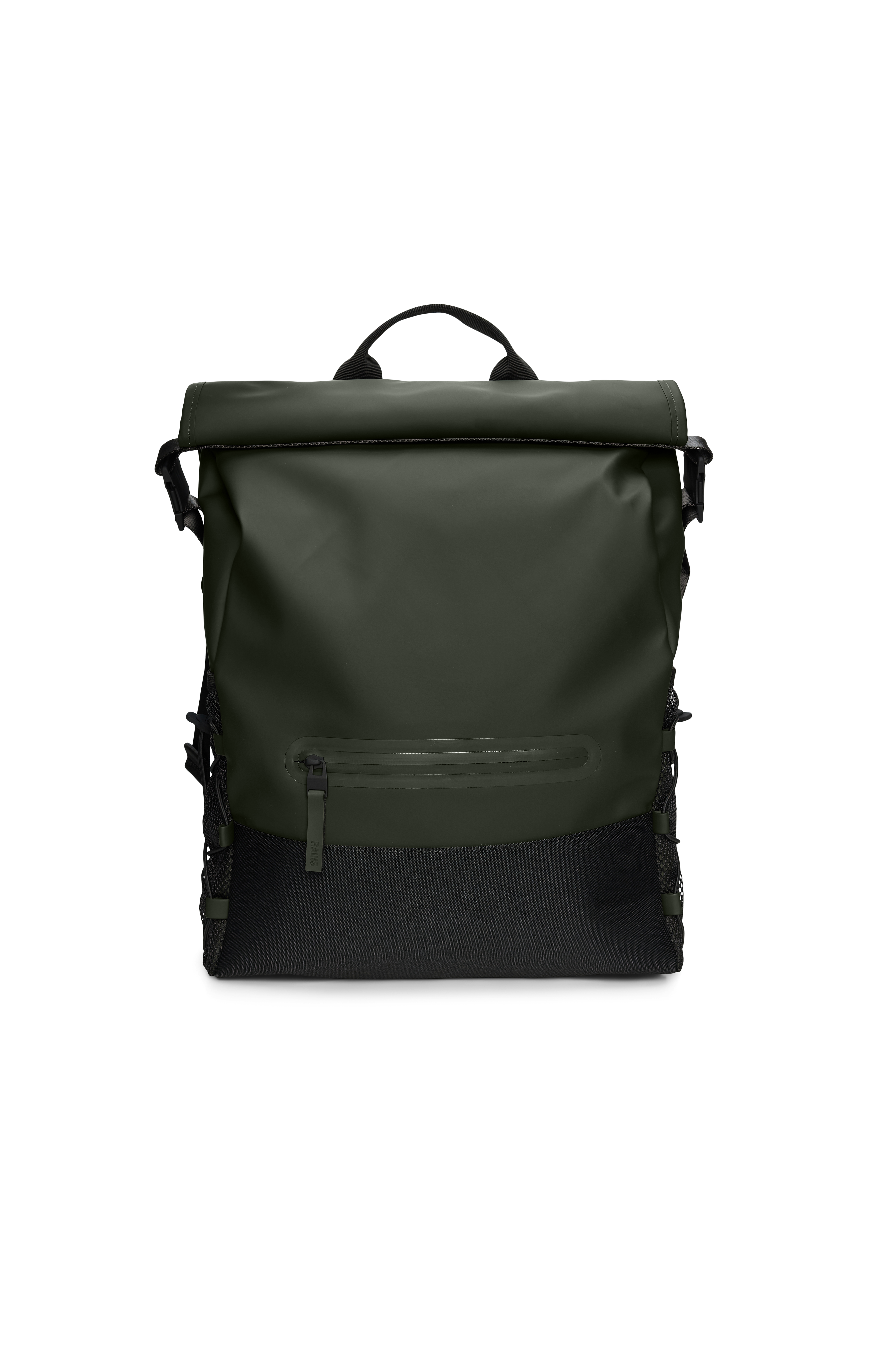 RAINS Trail Mountaineer Rolltop Green Backpack