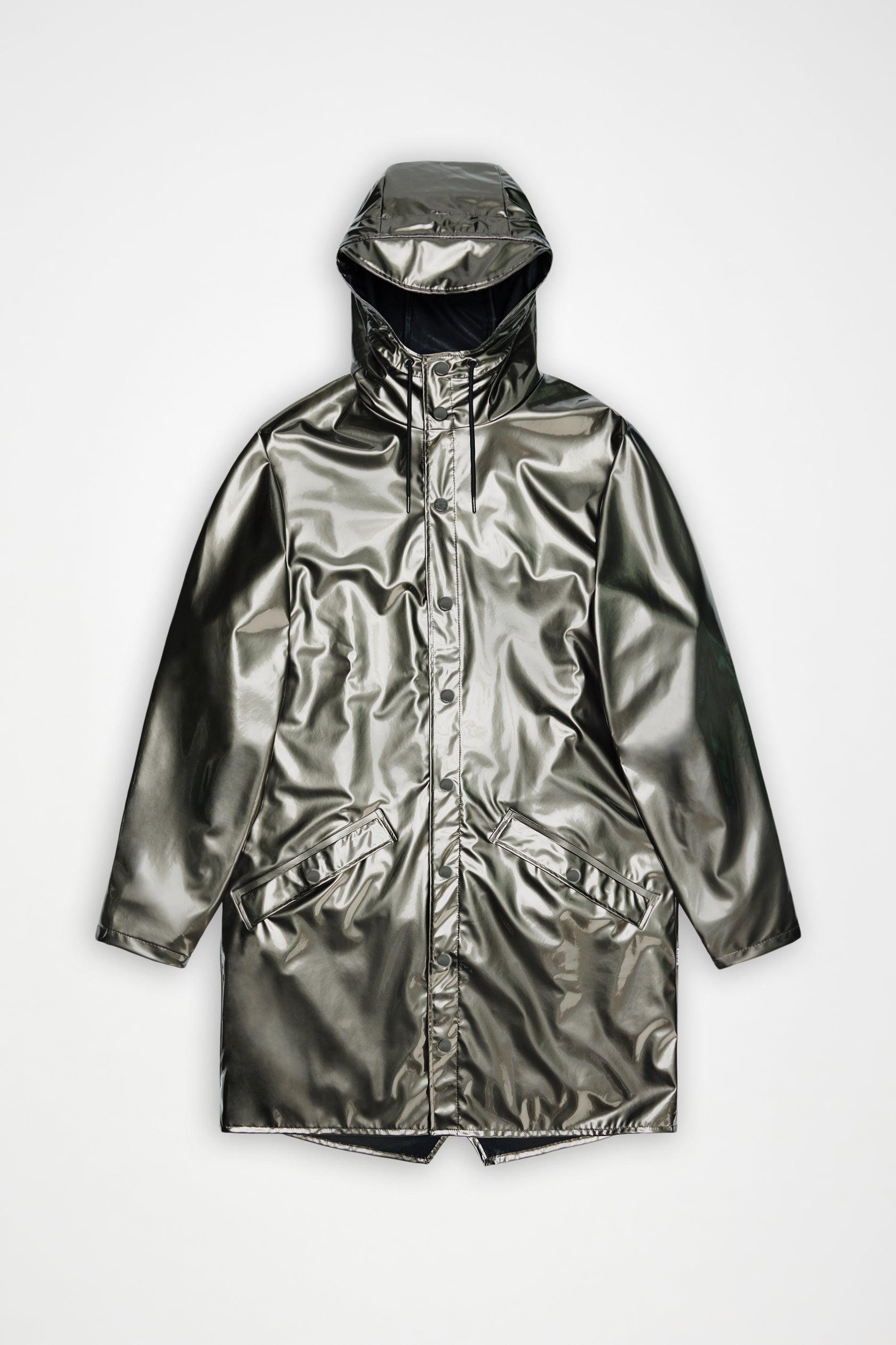 RAINS Long Jacket Raven Jacket
