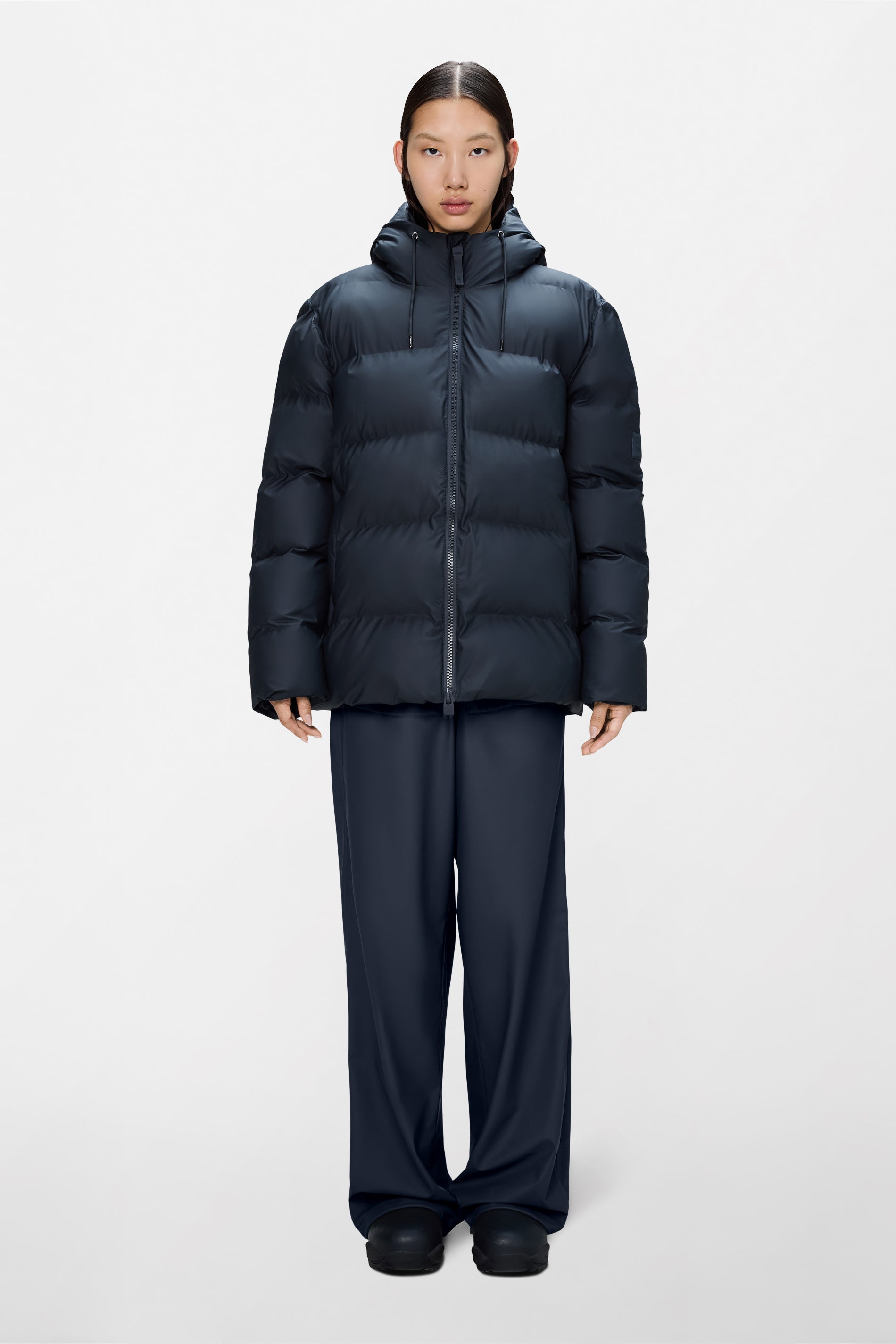 RAINS Alta Puffer Jacket Navy Jacket