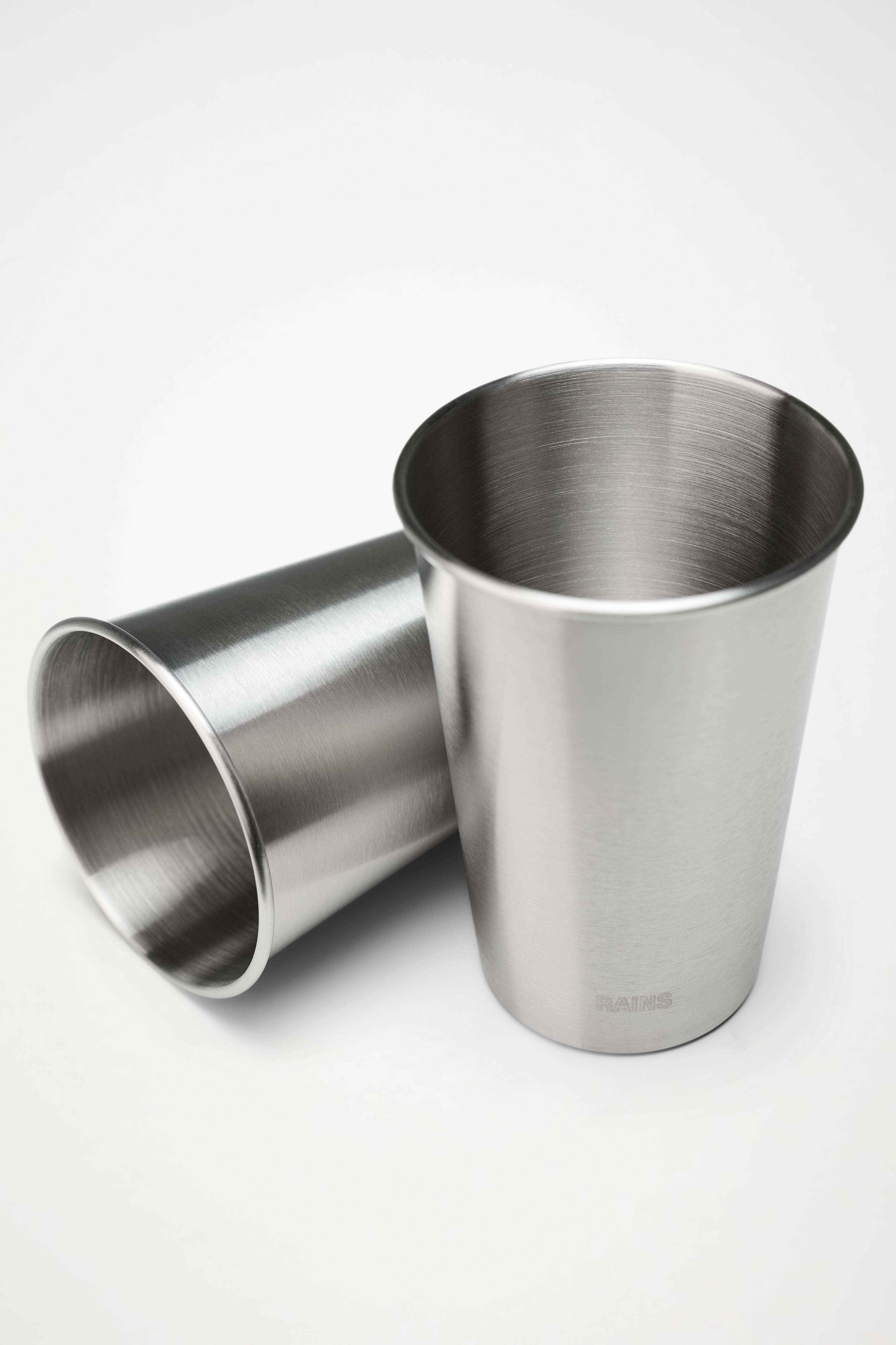 Stainless Steel 2-Pack Cups 500ml