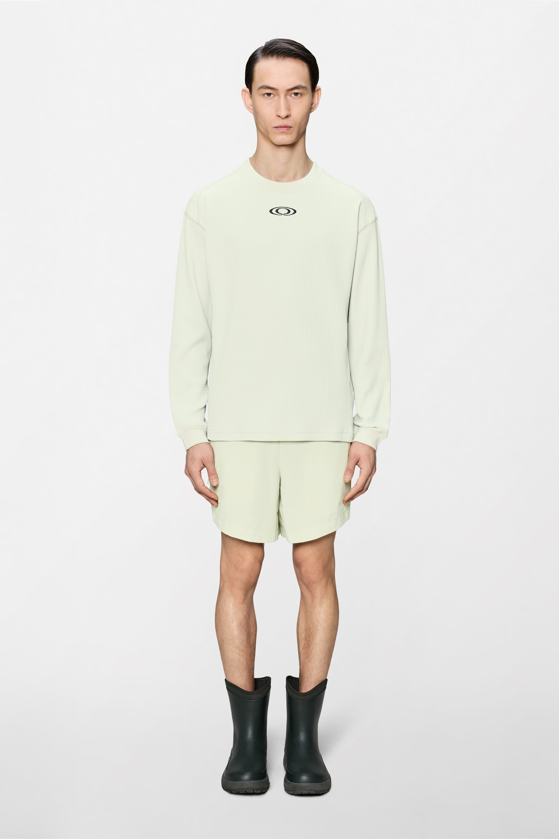 RAINS Waffle Long Sleeve T-shirt Splash Daze Long Sleeve