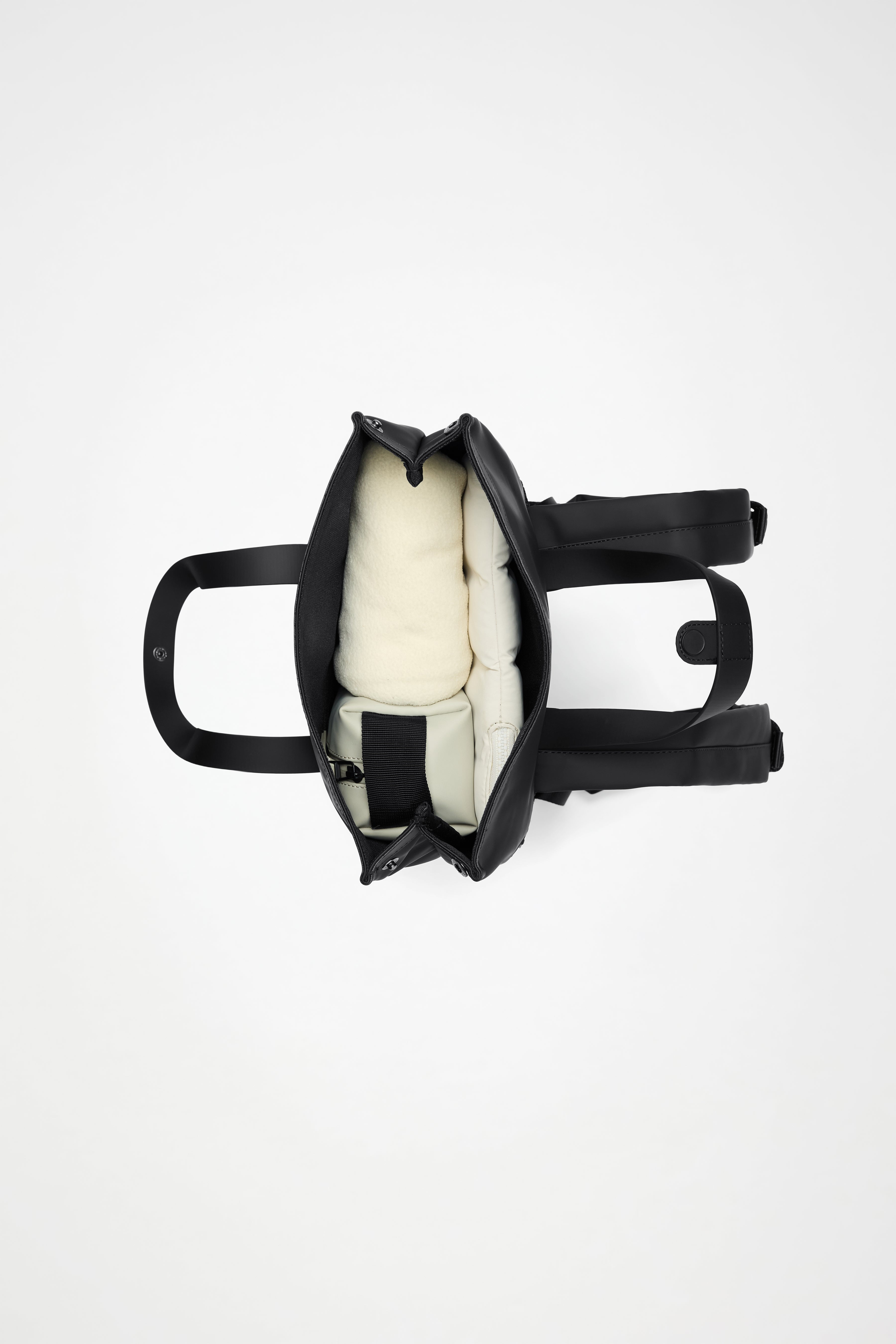 RAINS 2 Way Tote Backpack Mini Beige Backpack