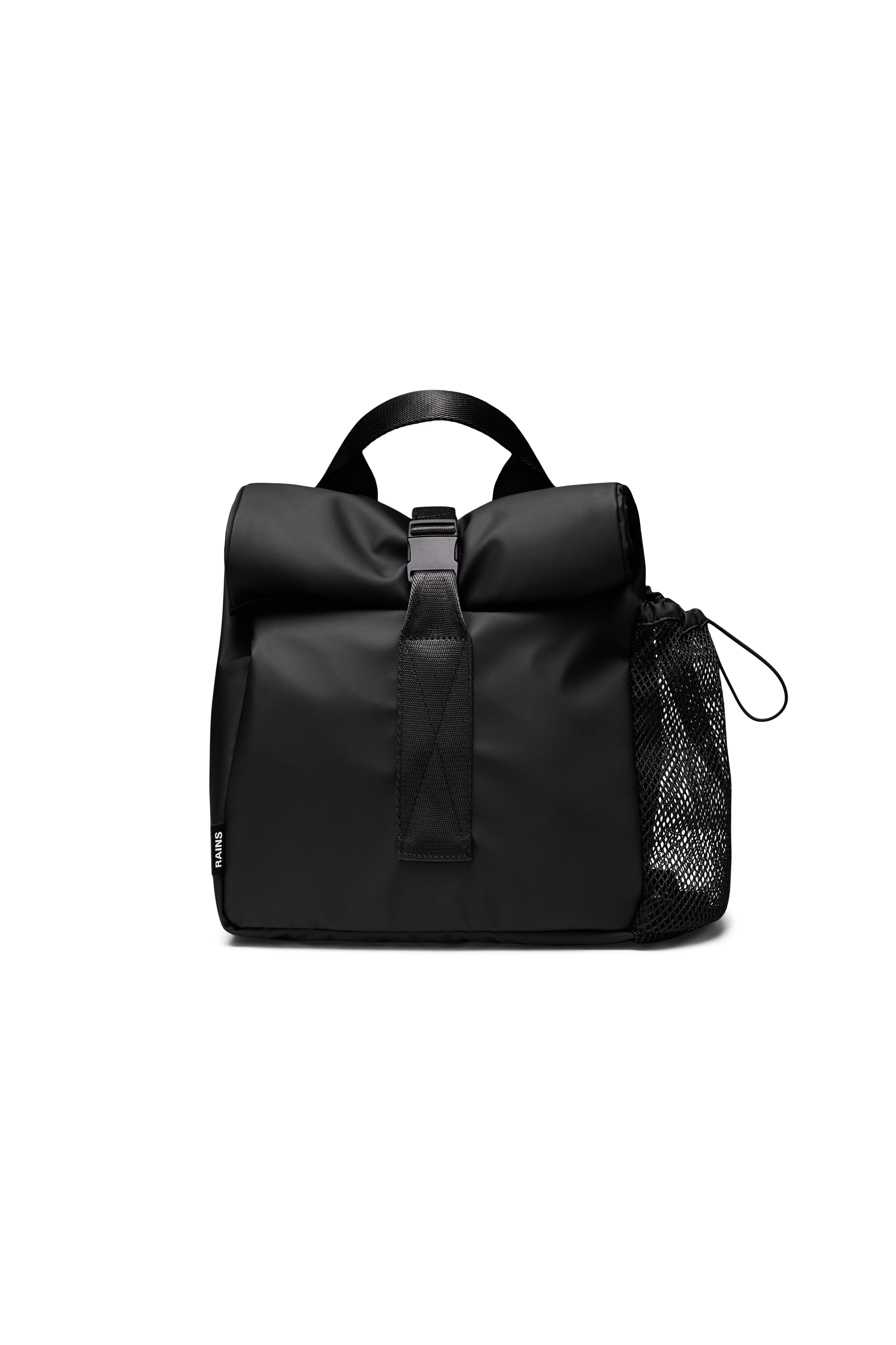 RAINS Lunch Bag Large Black 13.50L H38 x D14 x W24 cm Lunch Bag