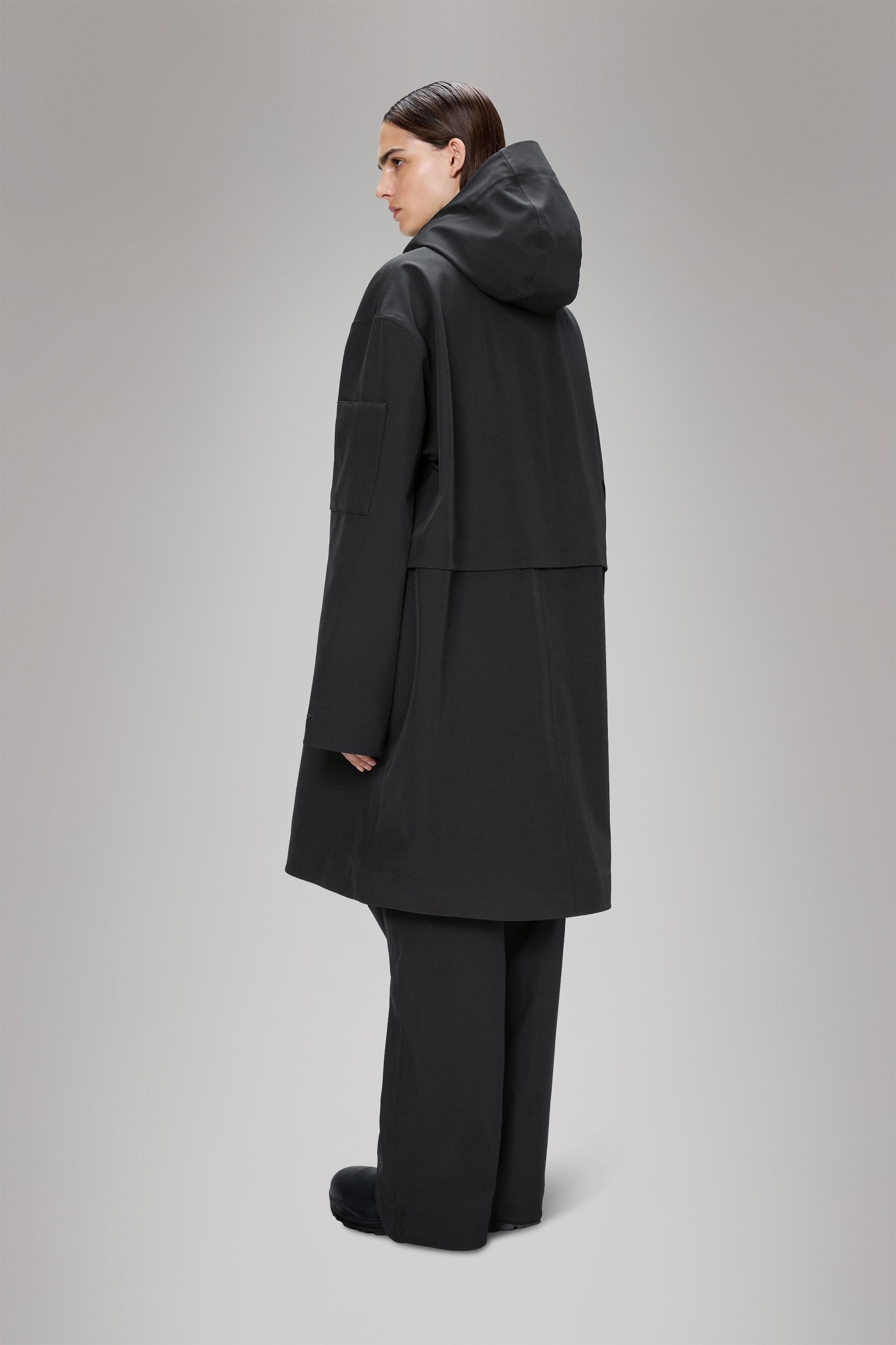 RAINS Suva Vision Softshell Jacket Black Jacket