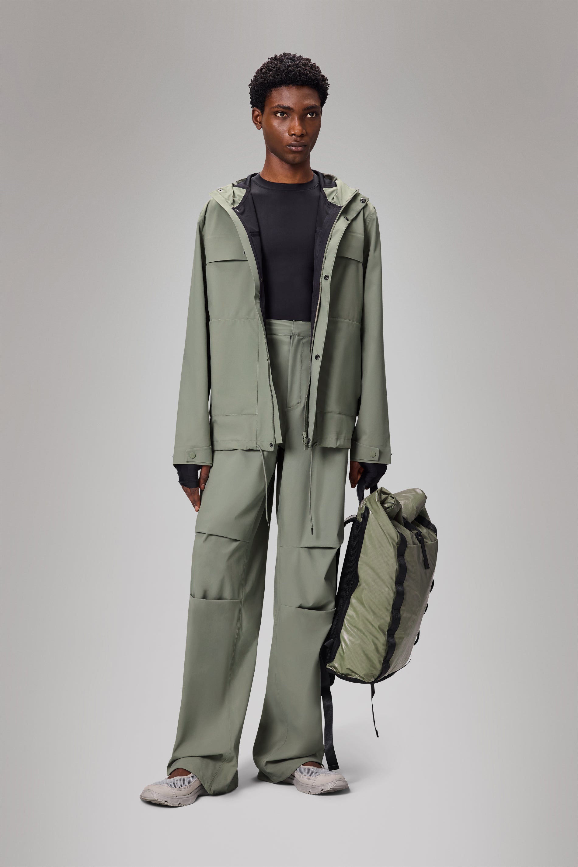 RAINS Suva Hardshell Cargo Jacket Drift Jacket