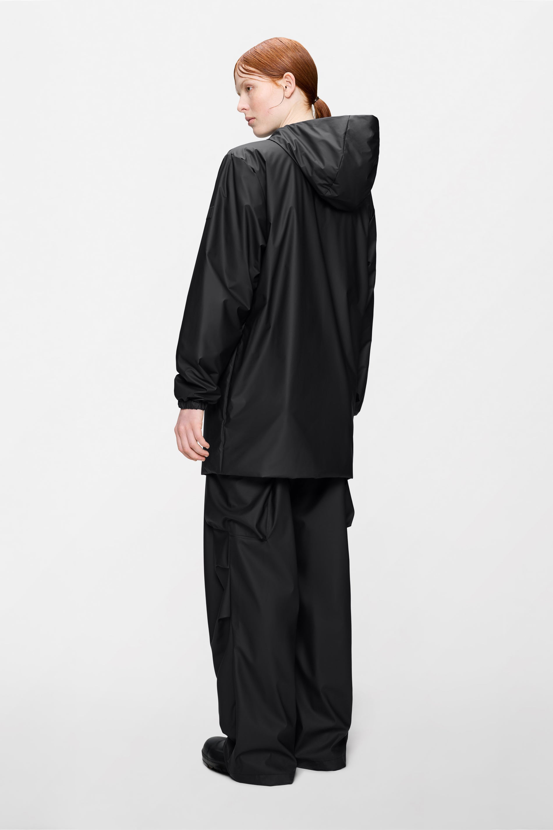 RAINS Lohja Long Insulated Jacket Black Jacket
